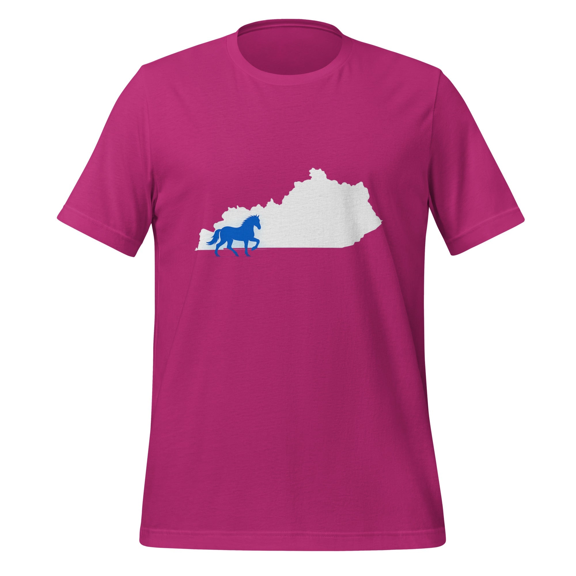 Bluegrass State Shirt | Kentucky Outline + Horse Design | Classic - Bluegrass Elite Apparel LLC