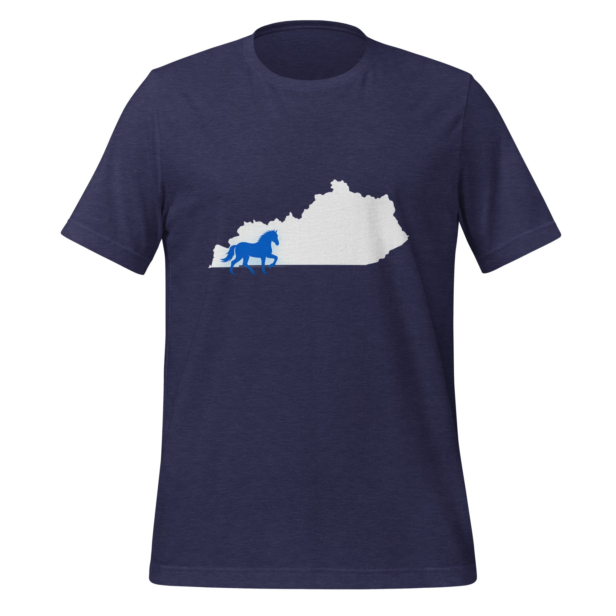 Bluegrass State Shirt | Kentucky Outline + Horse Design | Classic - Bluegrass Elite Apparel LLC