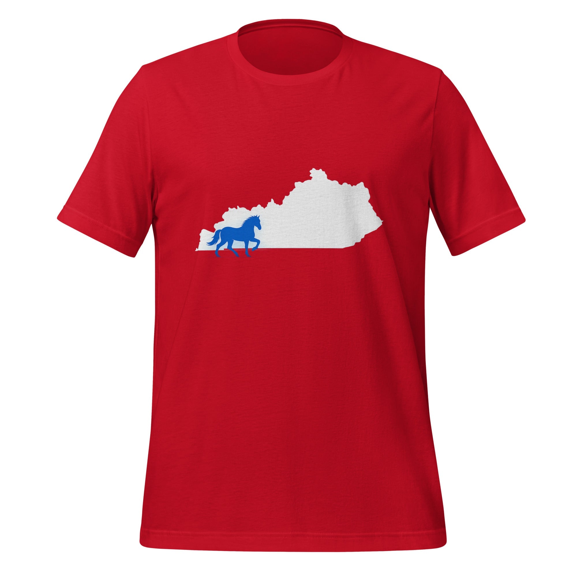 Bluegrass State Shirt | Kentucky Outline + Horse Design | Classic - Bluegrass Elite Apparel LLC