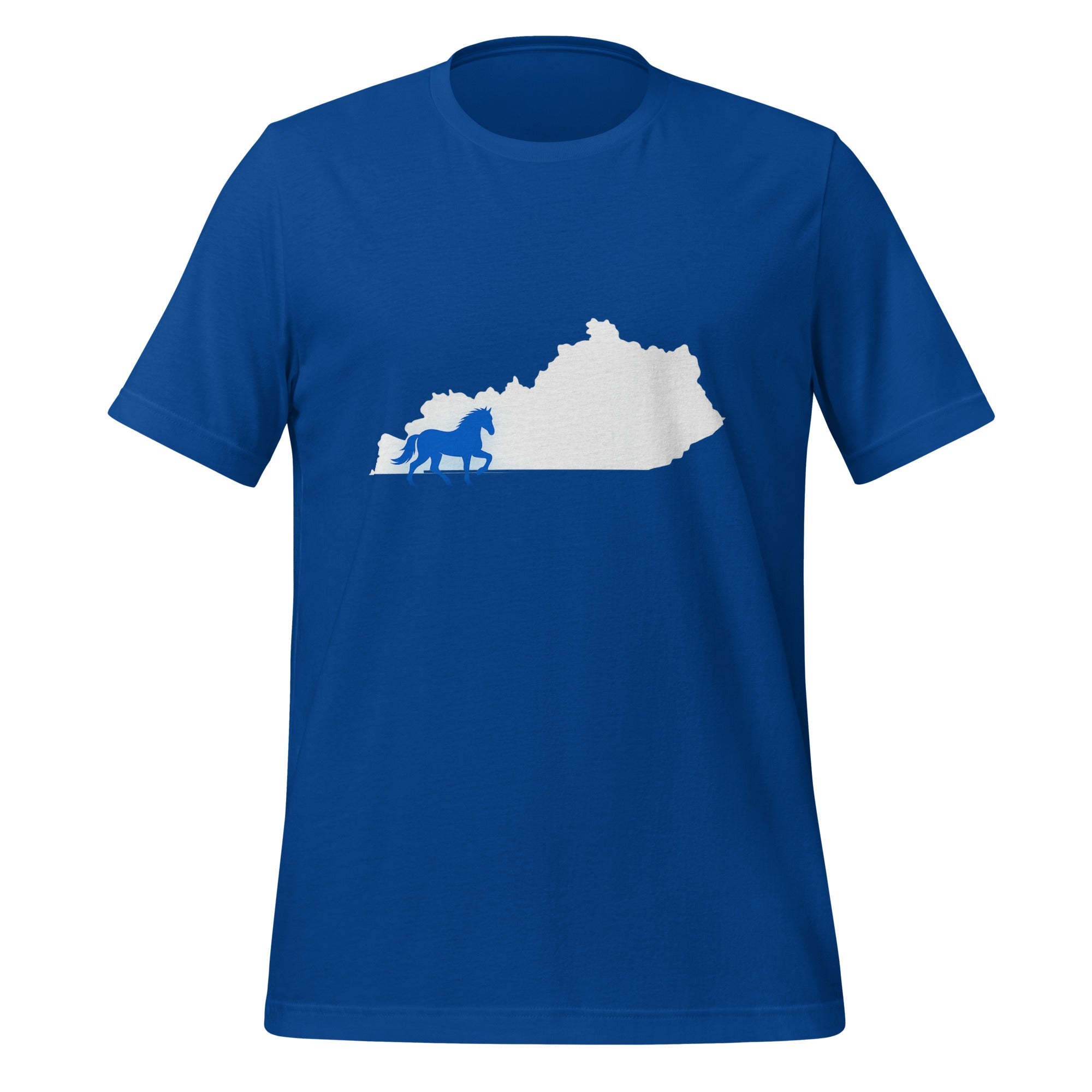 Bluegrass State Shirt | Kentucky Outline + Horse Design | Classic - Bluegrass Elite Apparel LLC