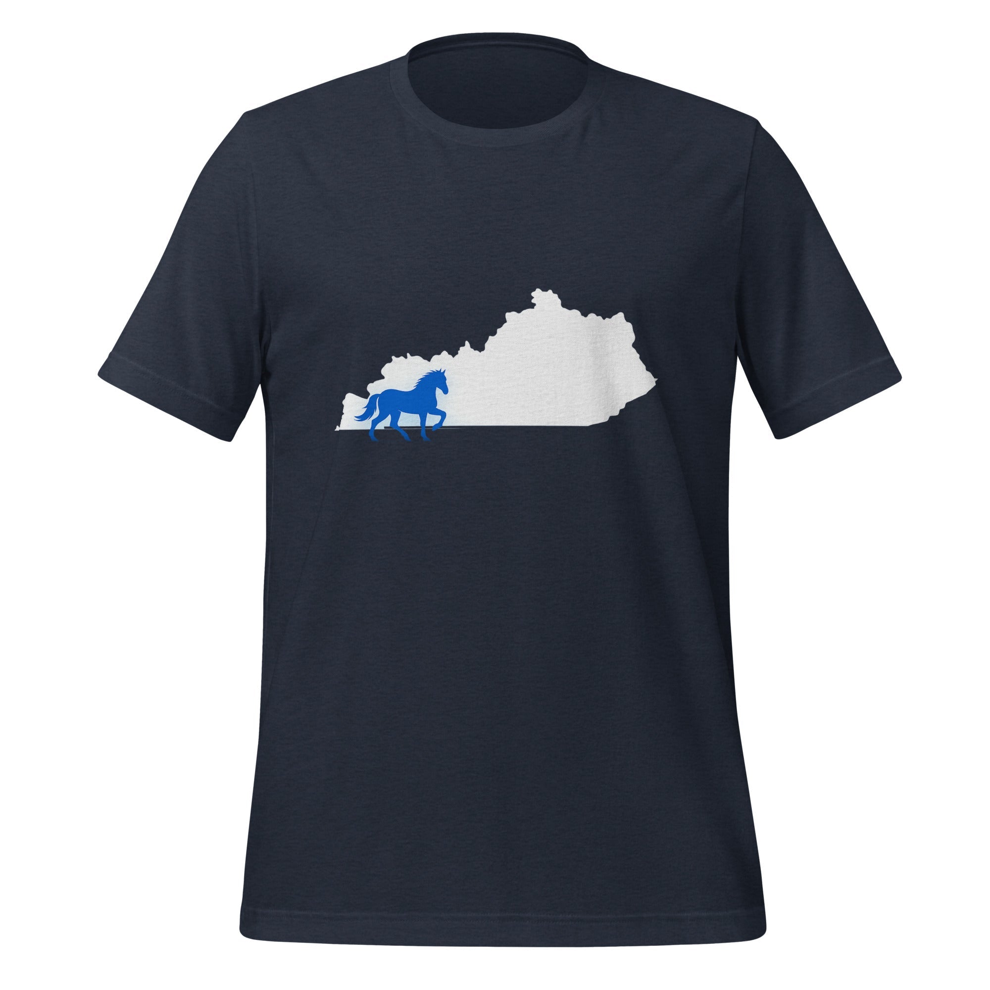 Bluegrass State Shirt | Kentucky Outline + Horse Design | Classic - Bluegrass Elite Apparel LLC