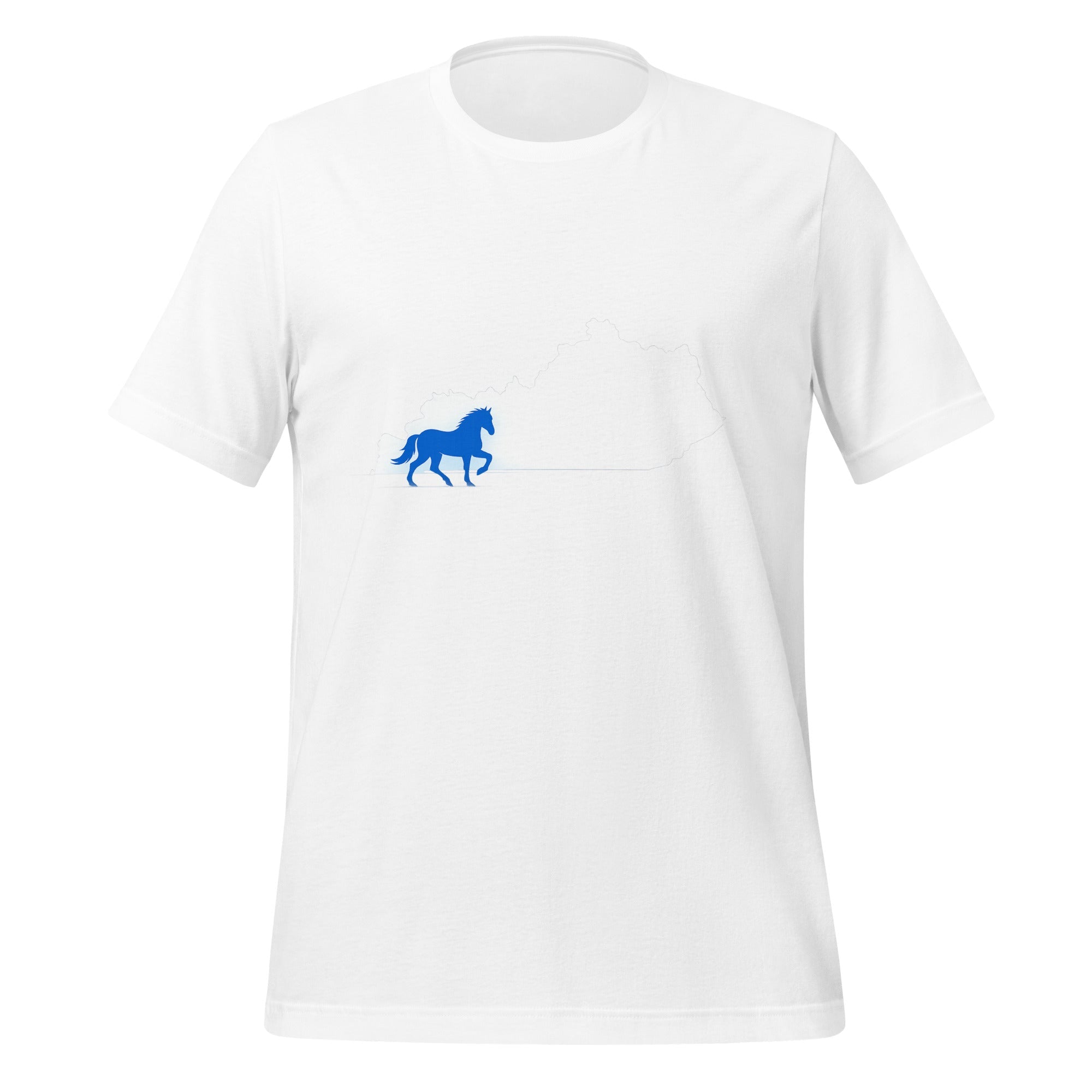 Bluegrass State Shirt | Kentucky Outline + Horse Design | Classic - Bluegrass Elite Apparel LLC