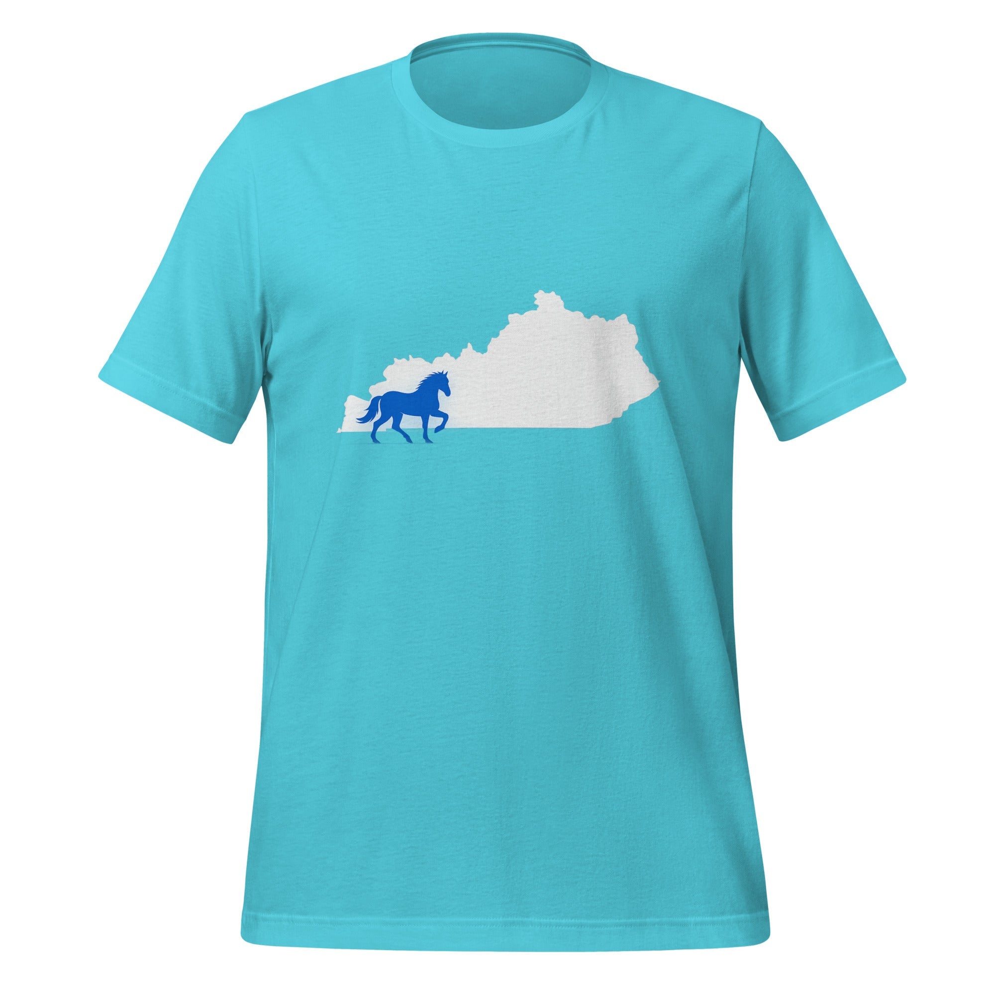 Bluegrass State Shirt | Kentucky Outline + Horse Design | Classic - Bluegrass Elite Apparel LLC