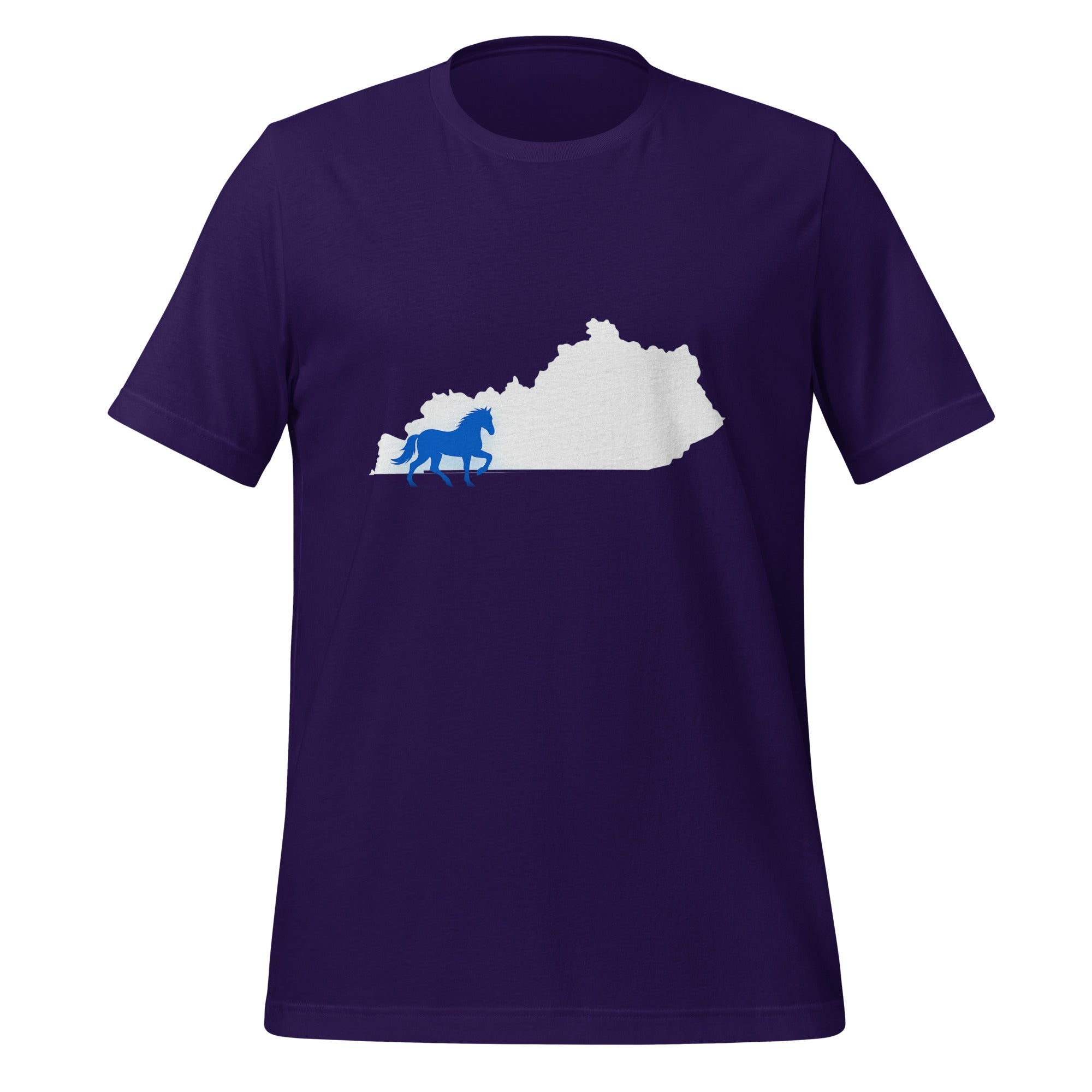 Bluegrass State Shirt | Kentucky Outline + Horse Design | Classic - Bluegrass Elite Apparel LLC