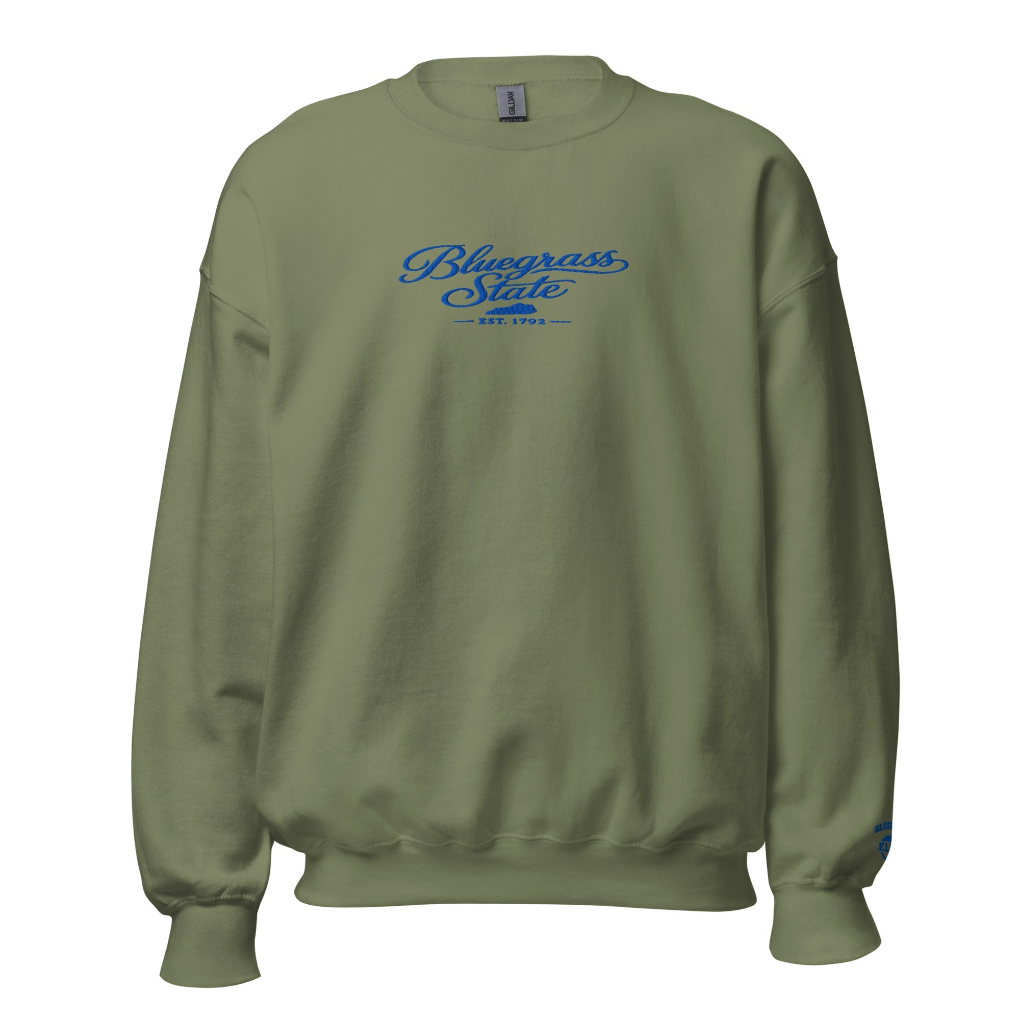 Bluegrass State Sweatshirt | Embroidered Script Design | Unisex Fit - Bluegrass Elite Apparel LLC