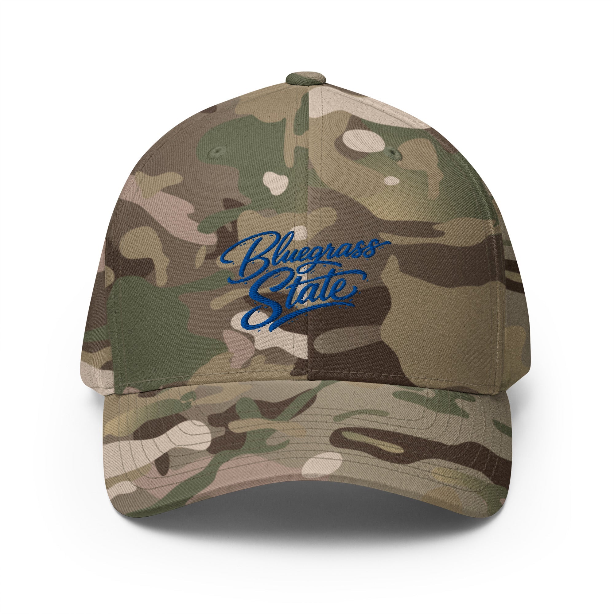 Bluegrass State Twill Cap | Signature Script Stacked Design - Bluegrass Elite Apparel LLC