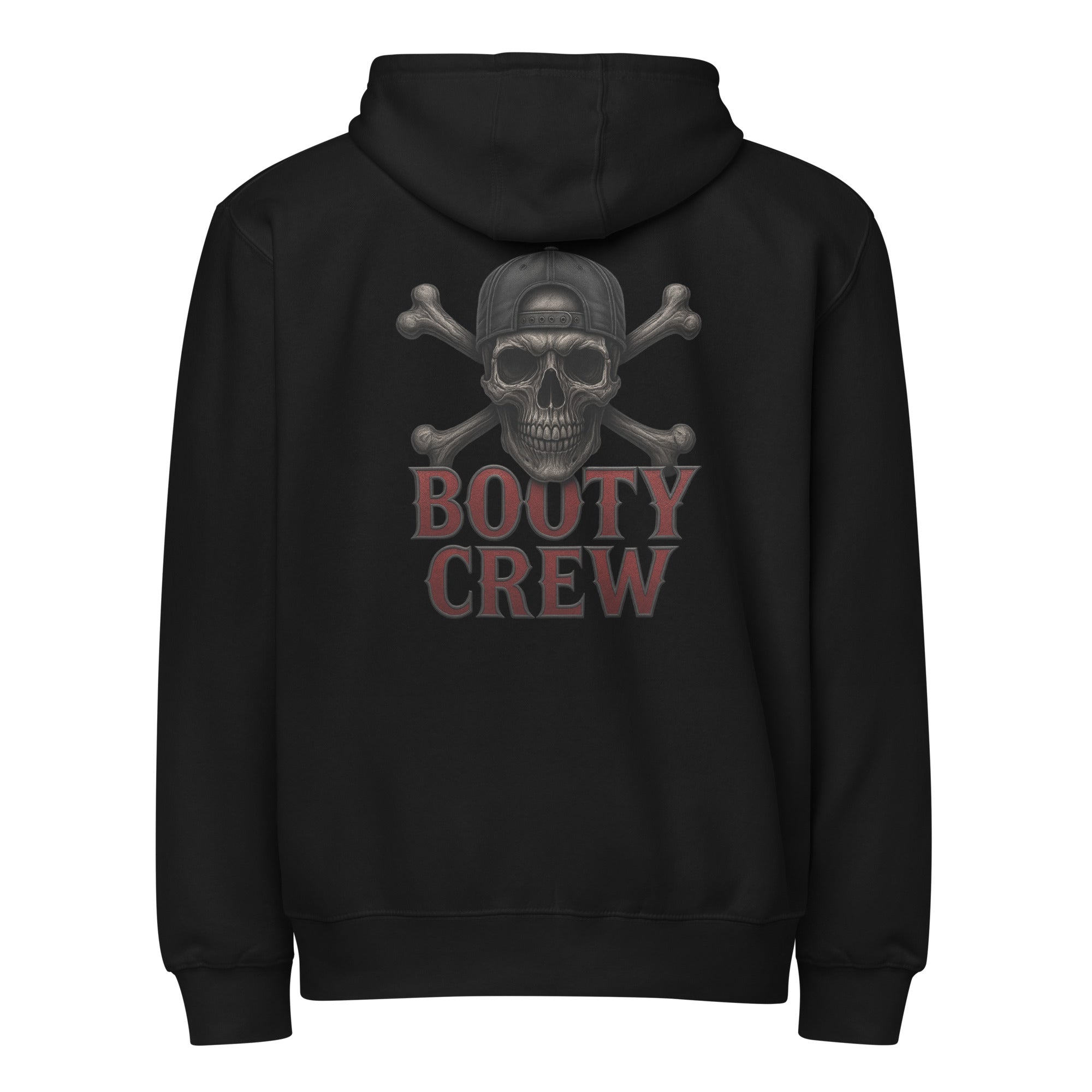 Booty Crew Hoodie | Freaking Brad Show | Skull & Bones Zip - Bluegrass Elite Apparel LLC