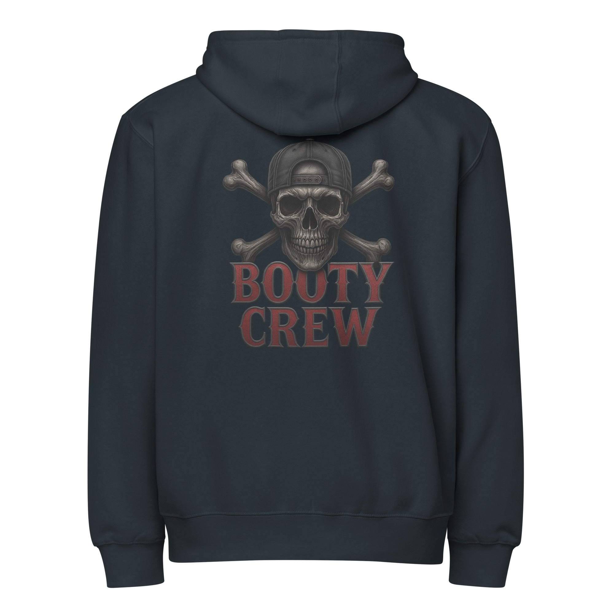 Booty Crew Hoodie | Freaking Brad Show | Skull & Bones Zip - Bluegrass Elite Apparel LLC