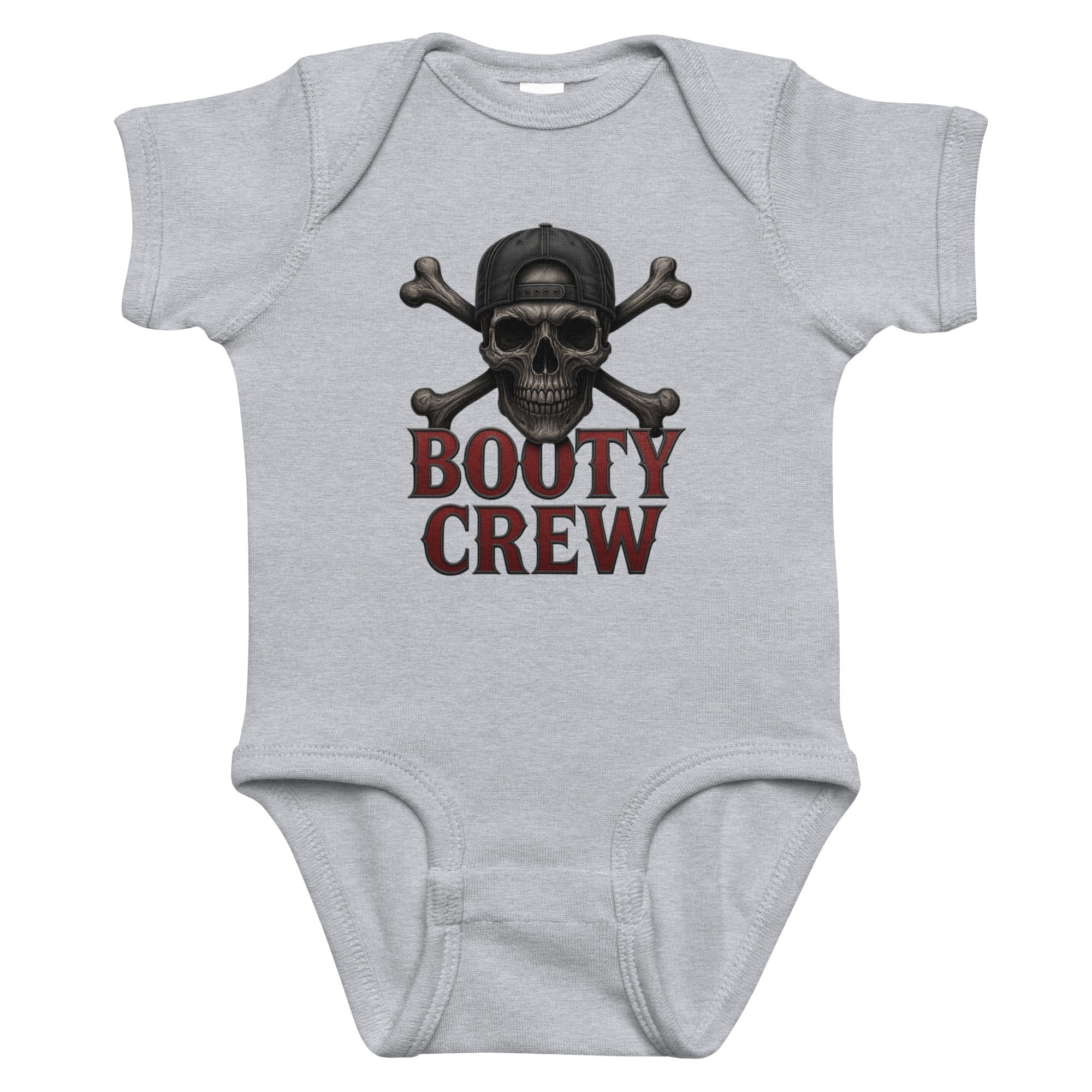 Booty Crew Infant Bodysuit | Funny Pirate Baby One - Piece - Bluegrass Elite Apparel LLC