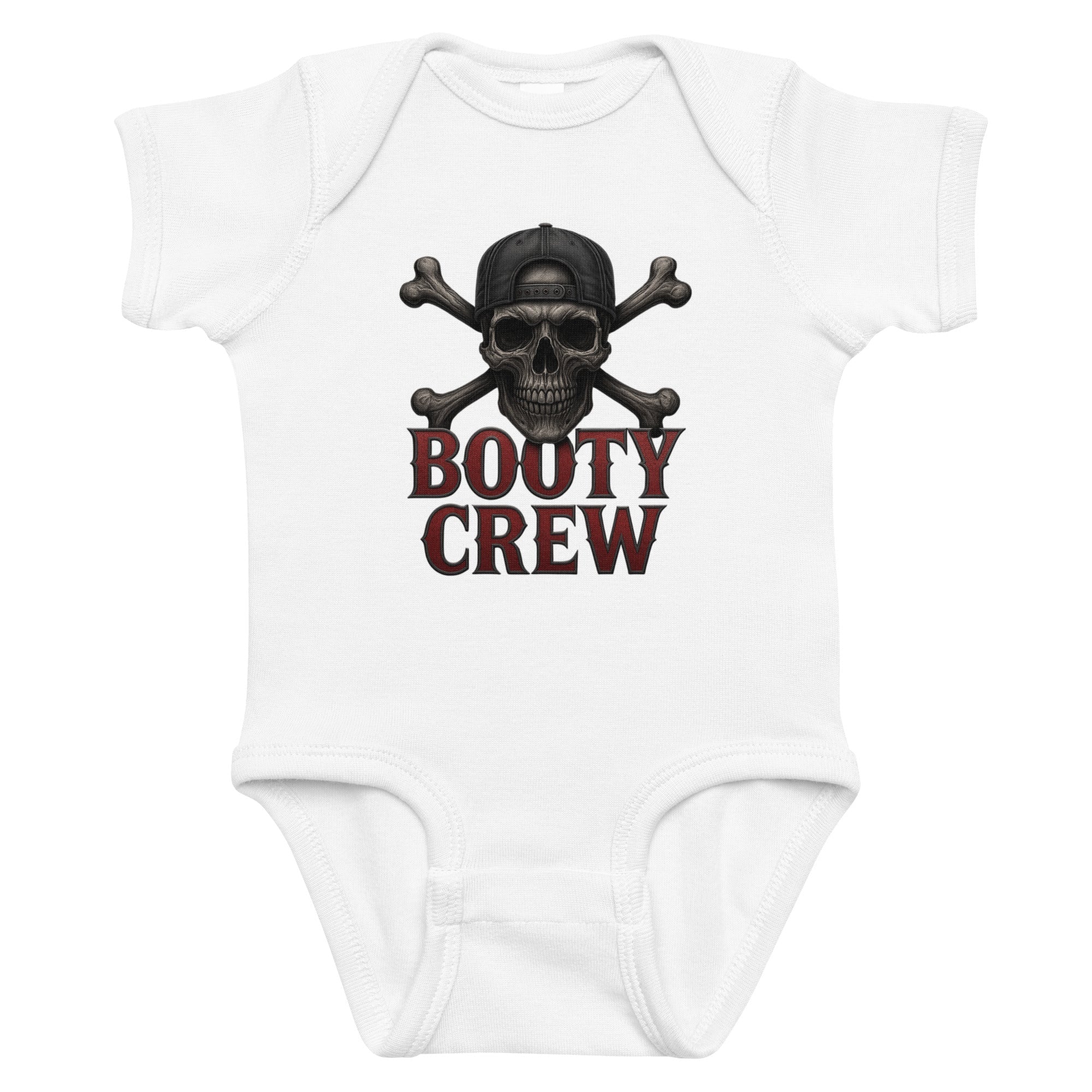 Booty Crew Infant Bodysuit | Funny Pirate Baby One - Piece - Bluegrass Elite Apparel LLC