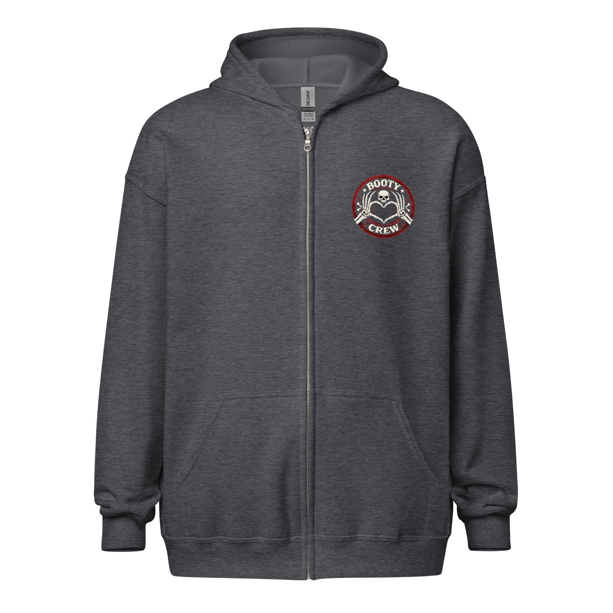 Booty Crew Skull Zip Hoodie - Bluegrass Elite Apparel LLC
