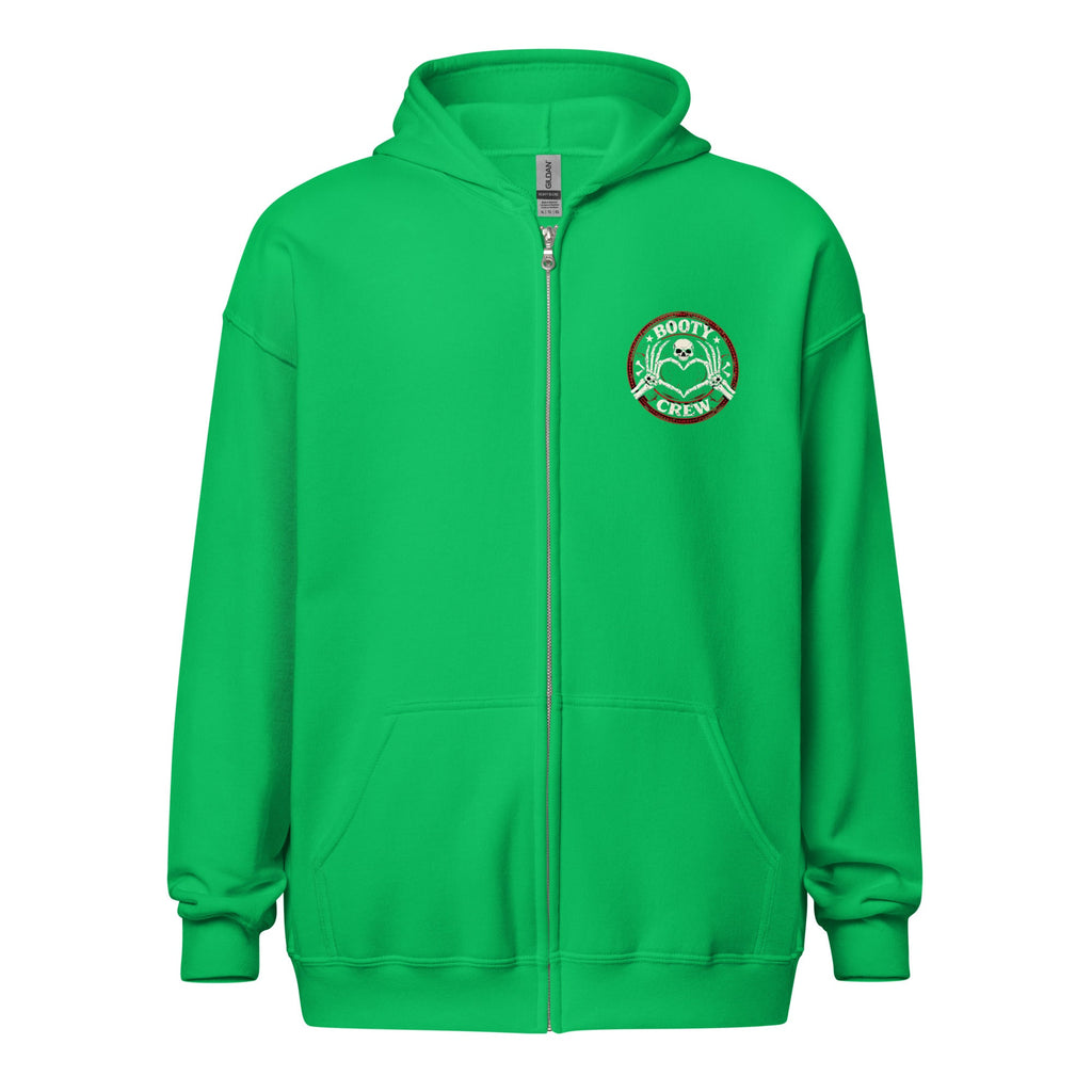 Booty Crew Skull Zip Hoodie - Bluegrass Elite Apparel LLC