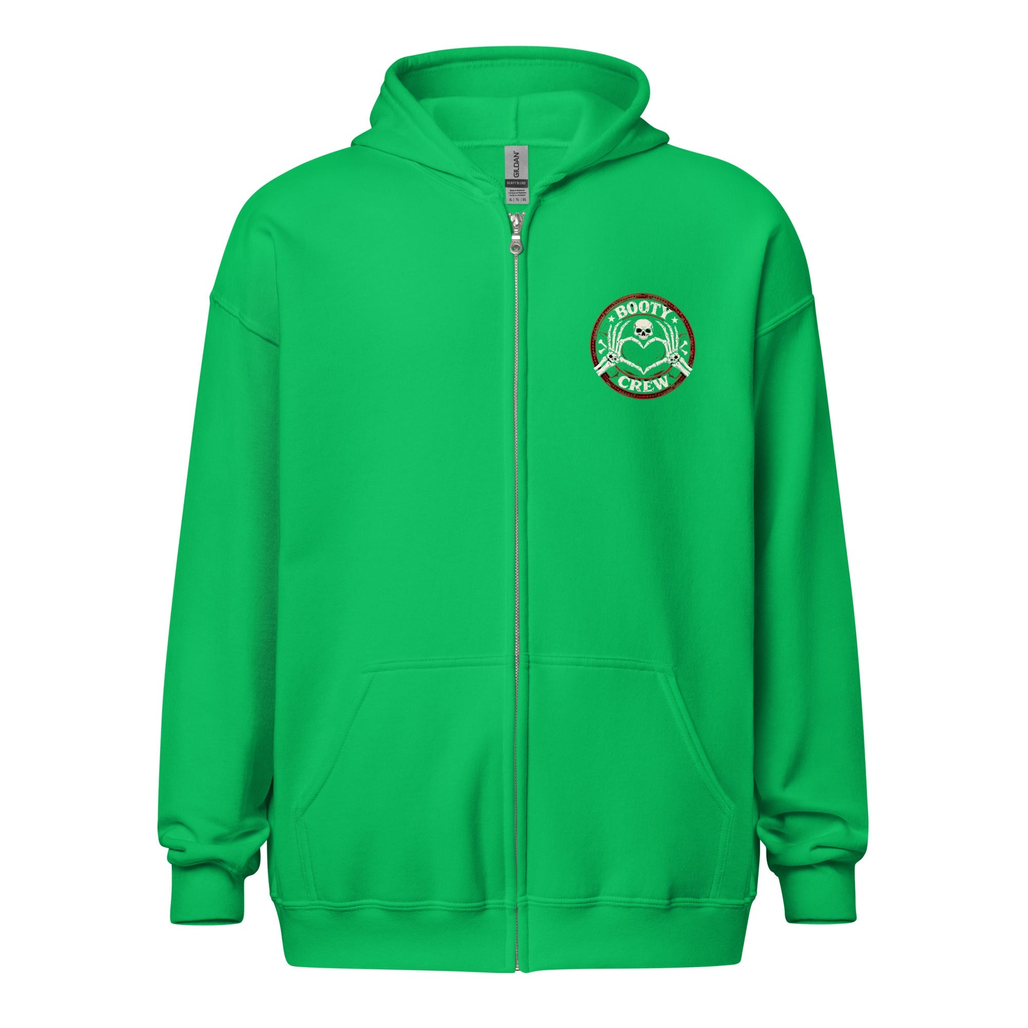 Booty Crew Skull Zip Hoodie - Bluegrass Elite Apparel LLC