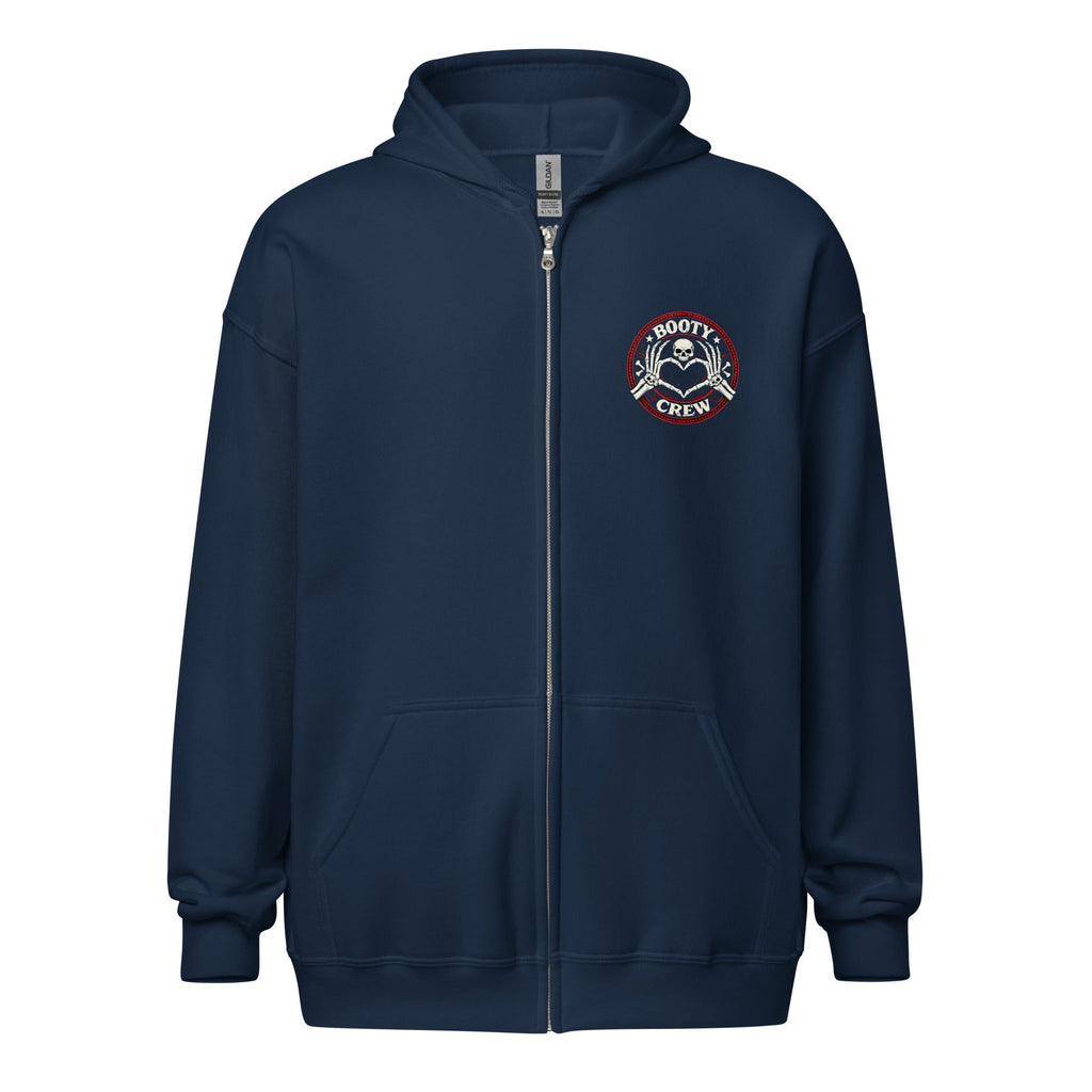 Booty Crew Skull Zip Hoodie - Bluegrass Elite Apparel LLC