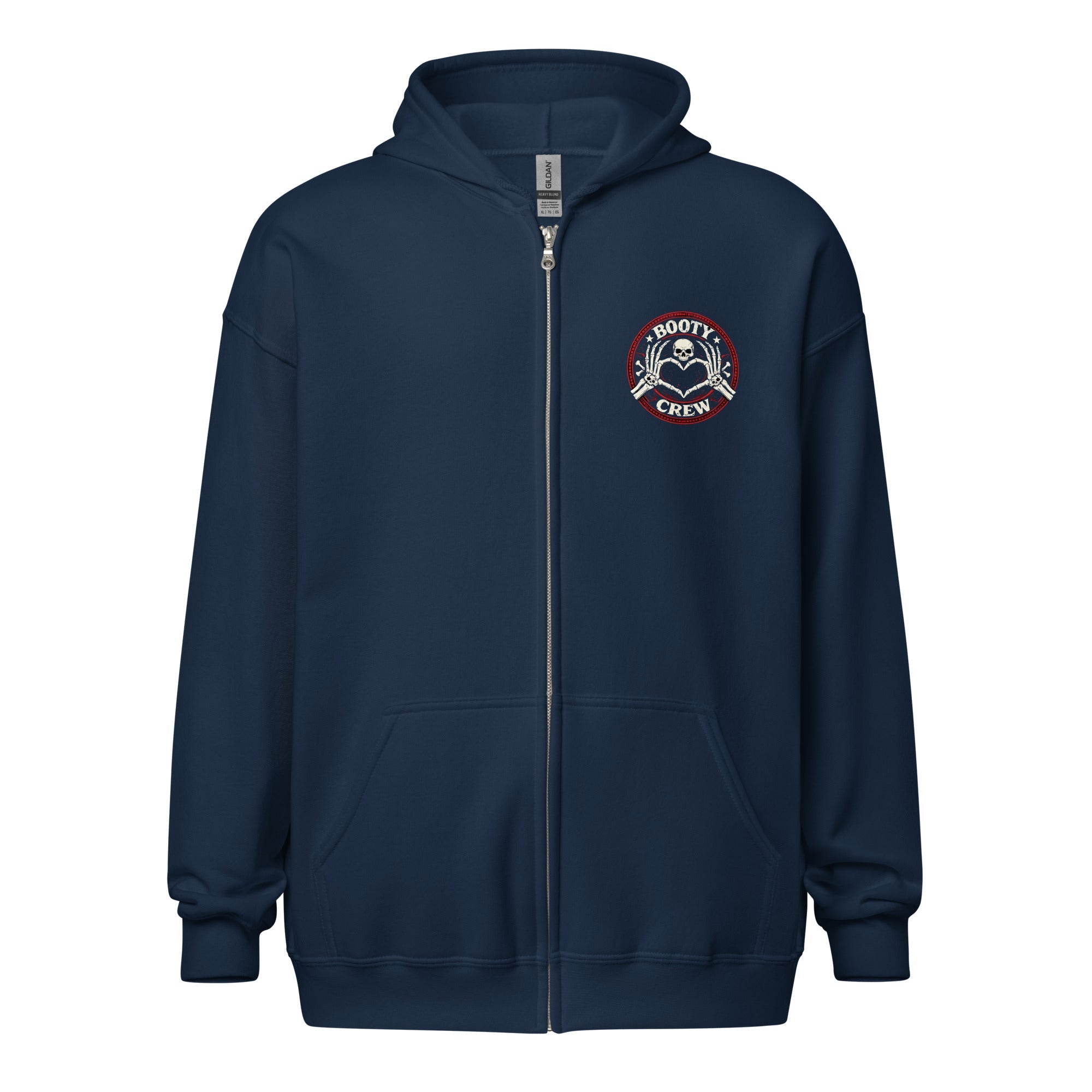 Booty Crew Skull Zip Hoodie - Bluegrass Elite Apparel LLC