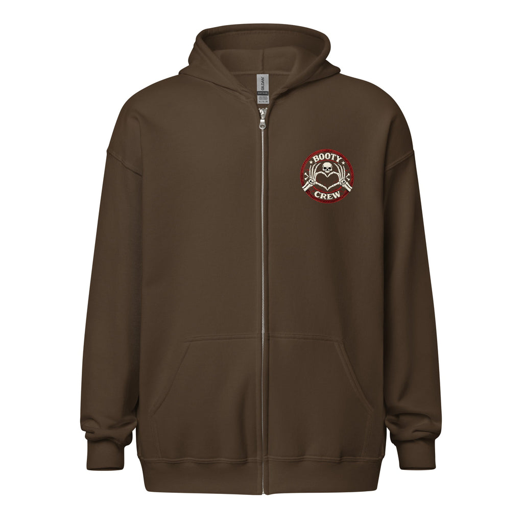 Booty Crew Skull Zip Hoodie - Bluegrass Elite Apparel LLC