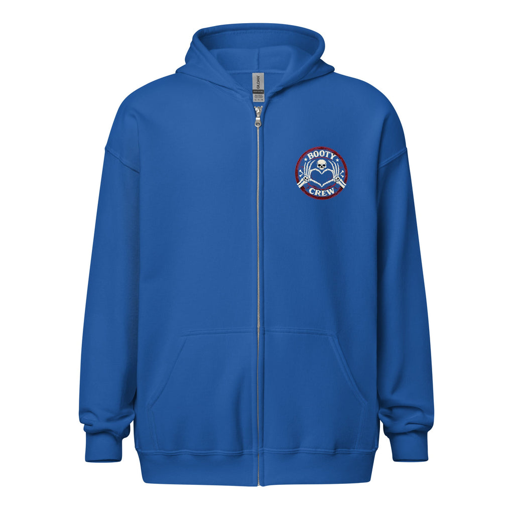 Booty Crew Skull Zip Hoodie - Bluegrass Elite Apparel LLC