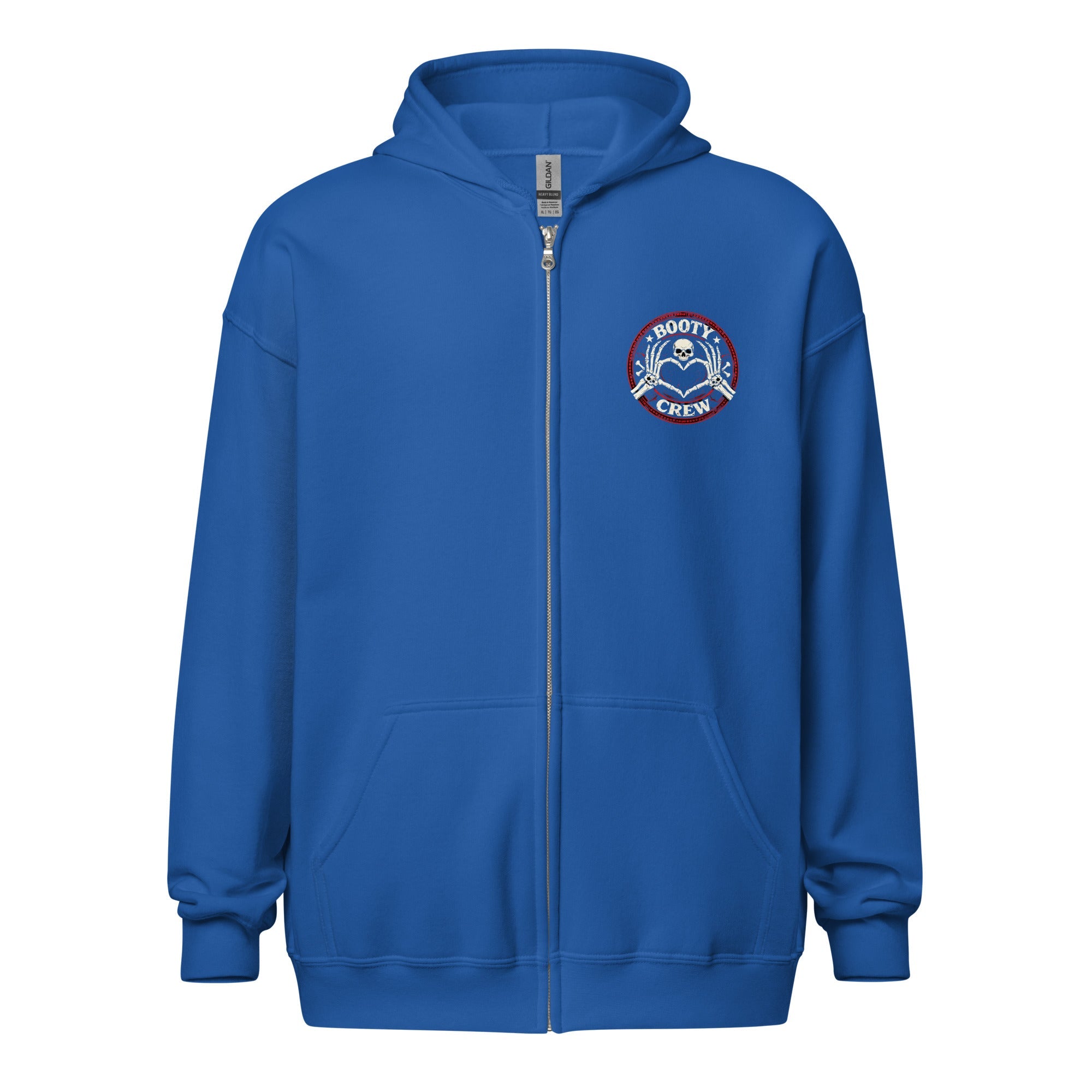 Booty Crew Skull Zip Hoodie - Bluegrass Elite Apparel LLC