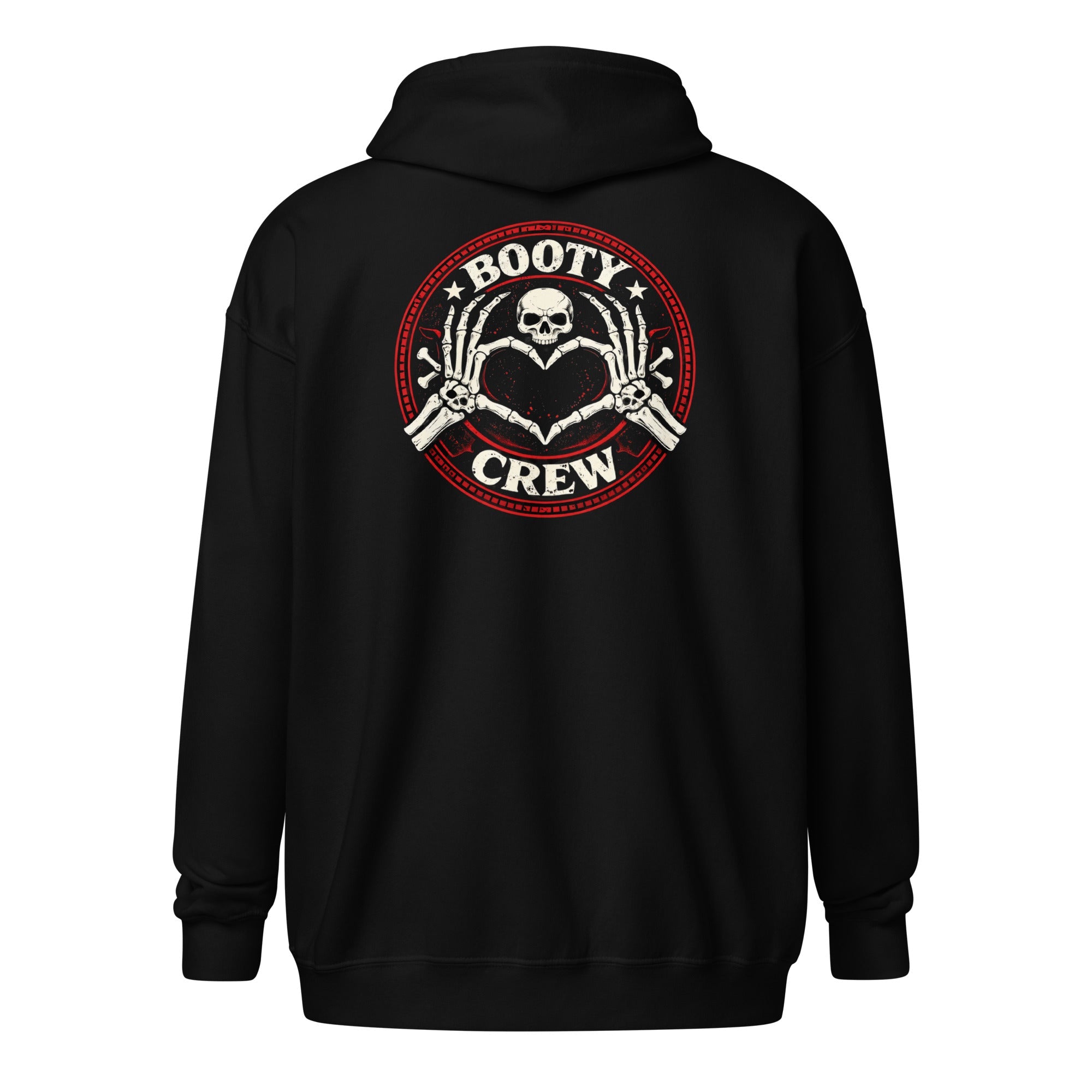 Booty Crew Skull Zip Hoodie - Bluegrass Elite Apparel LLC
