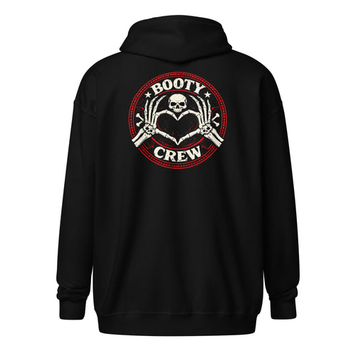Booty Crew Skull Zip Hoodie - Bluegrass Elite Apparel LLC