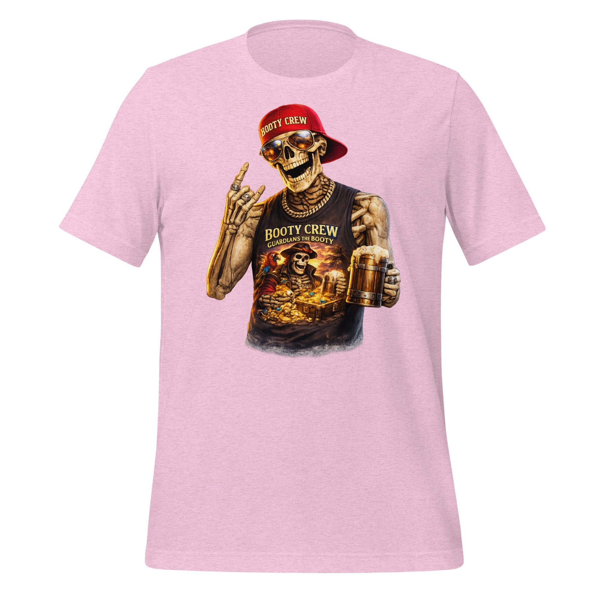 Booty Crew T-Shirt | Pirate Skeleton Design | Freaking Brad Show | Classic Cotton - Bluegrass Elite Apparel LLC