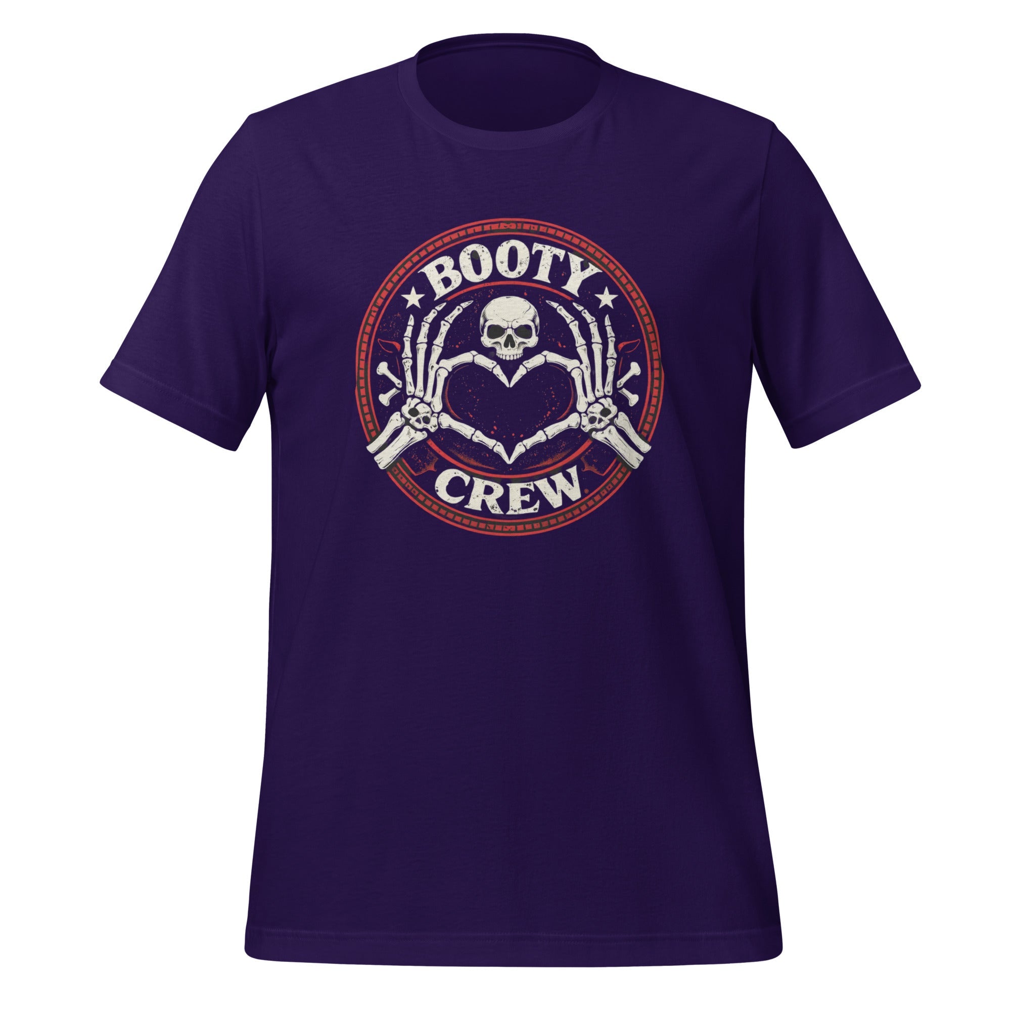 Booty Crew T-Shirt | Skeleton Heart Hands Design | Freaking Brad Show | Classic Cotton - Bluegrass Elite Apparel LLC
