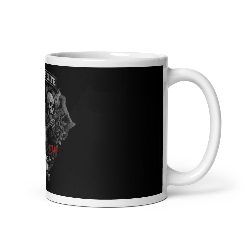 BootyCrew Skull Mug | Freaking Brad Show Design | Ceramic 11–20 oz - Bluegrass Elite Apparel LLC
