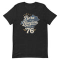 Born in the Bluegrass, Built on '76 T-Shirt | Vintage Script State Design | Classic - Bluegrass Elite Apparel LLC