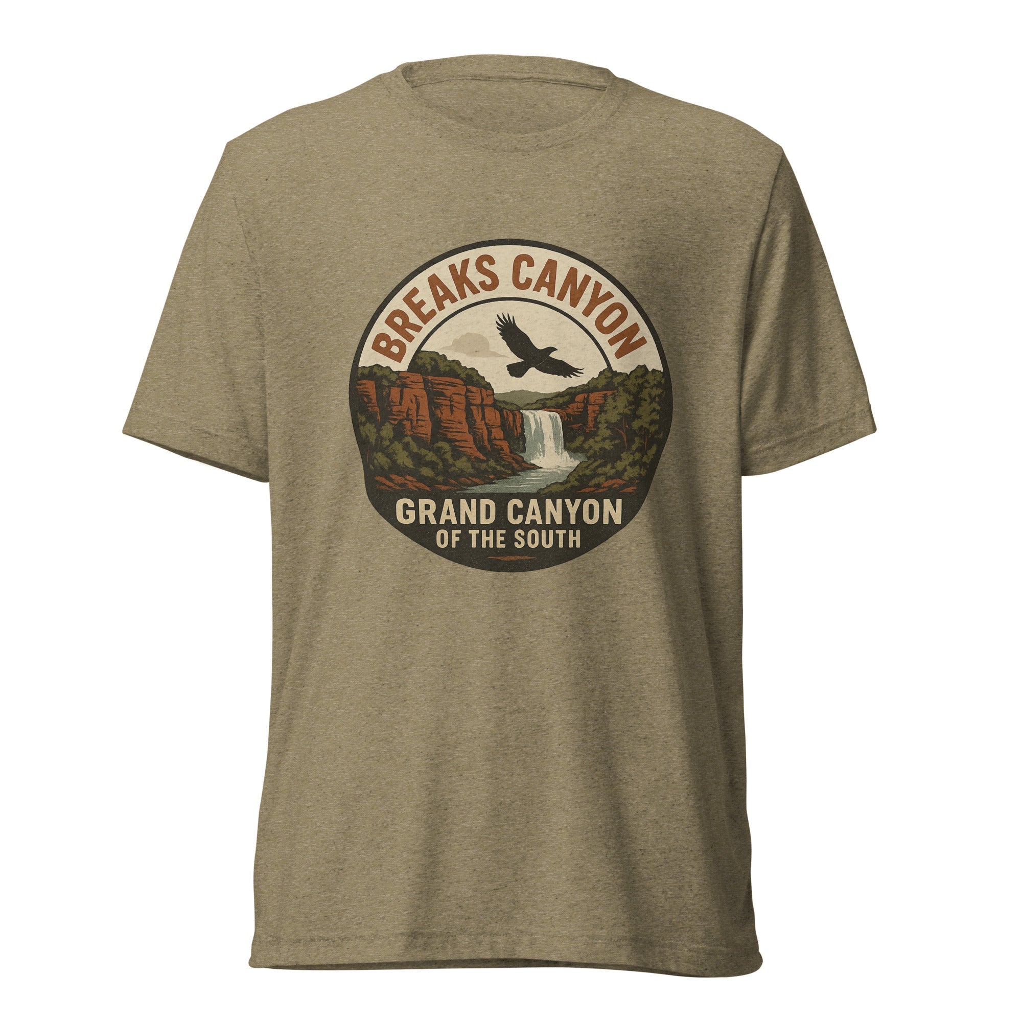Breaks Canyon Tee | Grand Canyon of the South Shirt | Elite Tri - Blend - Bluegrass Elite Apparel LLC