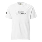 Built By Veterans T-Shirt | Flag Sleeve | Garment - Dyed Cotton - Bluegrass Elite Apparel LLC