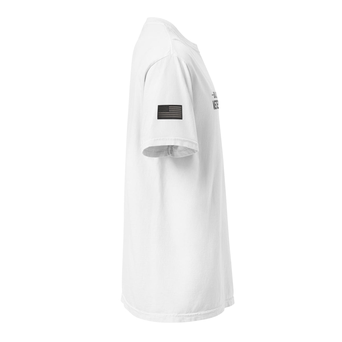 Built By Veterans T-Shirt | Flag Sleeve | Garment - Dyed Cotton - Bluegrass Elite Apparel LLC