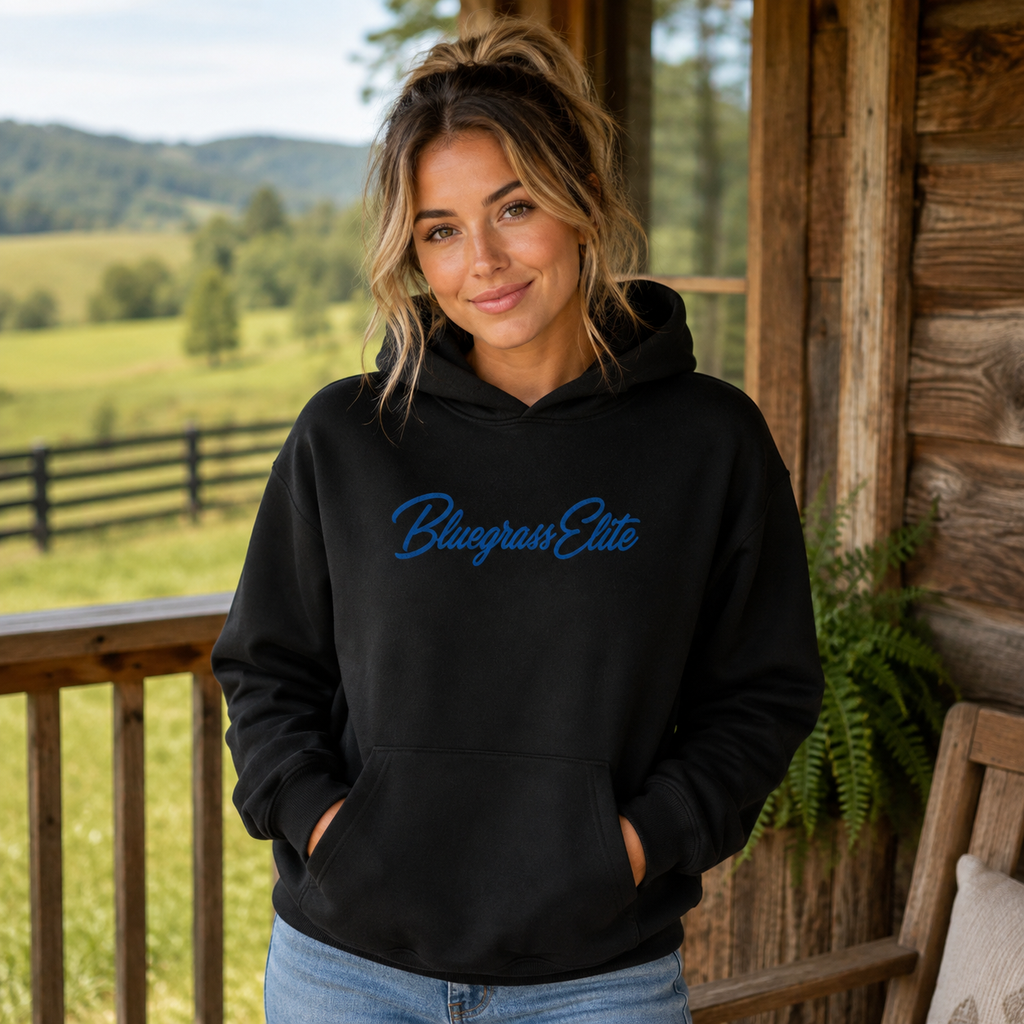 Bluegrass Elite Script Oversized Heavyweight Hoodie