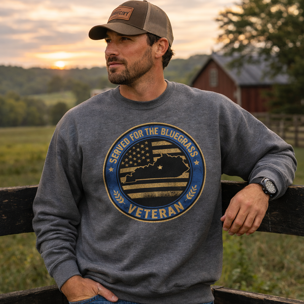 Served for the Bluegrass Veteran Sweatshirt | Unisex Warmth