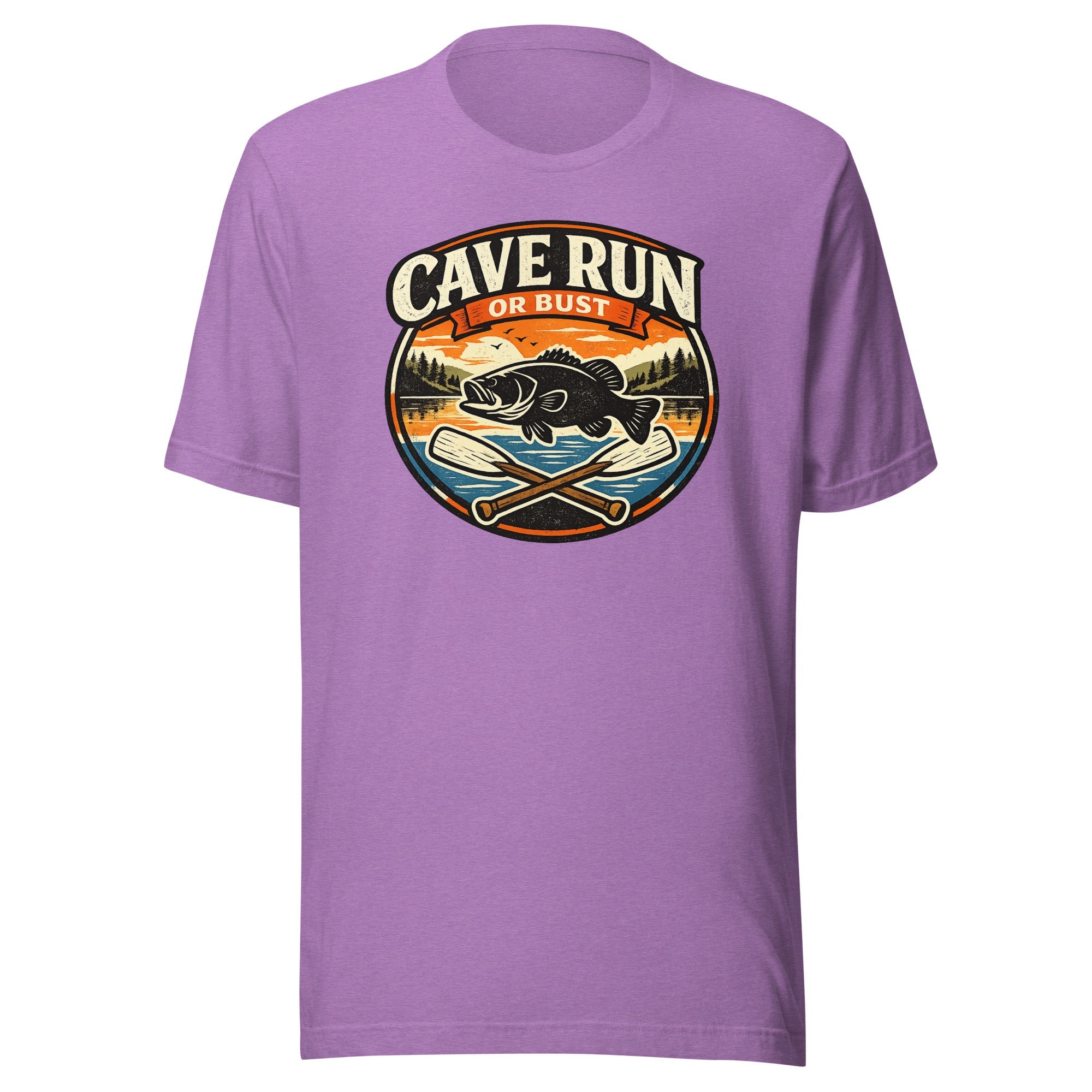 Cave Run Lake Shirt | Vintage Road Trip Badge Design | Classic - Bluegrass Elite Apparel LLC