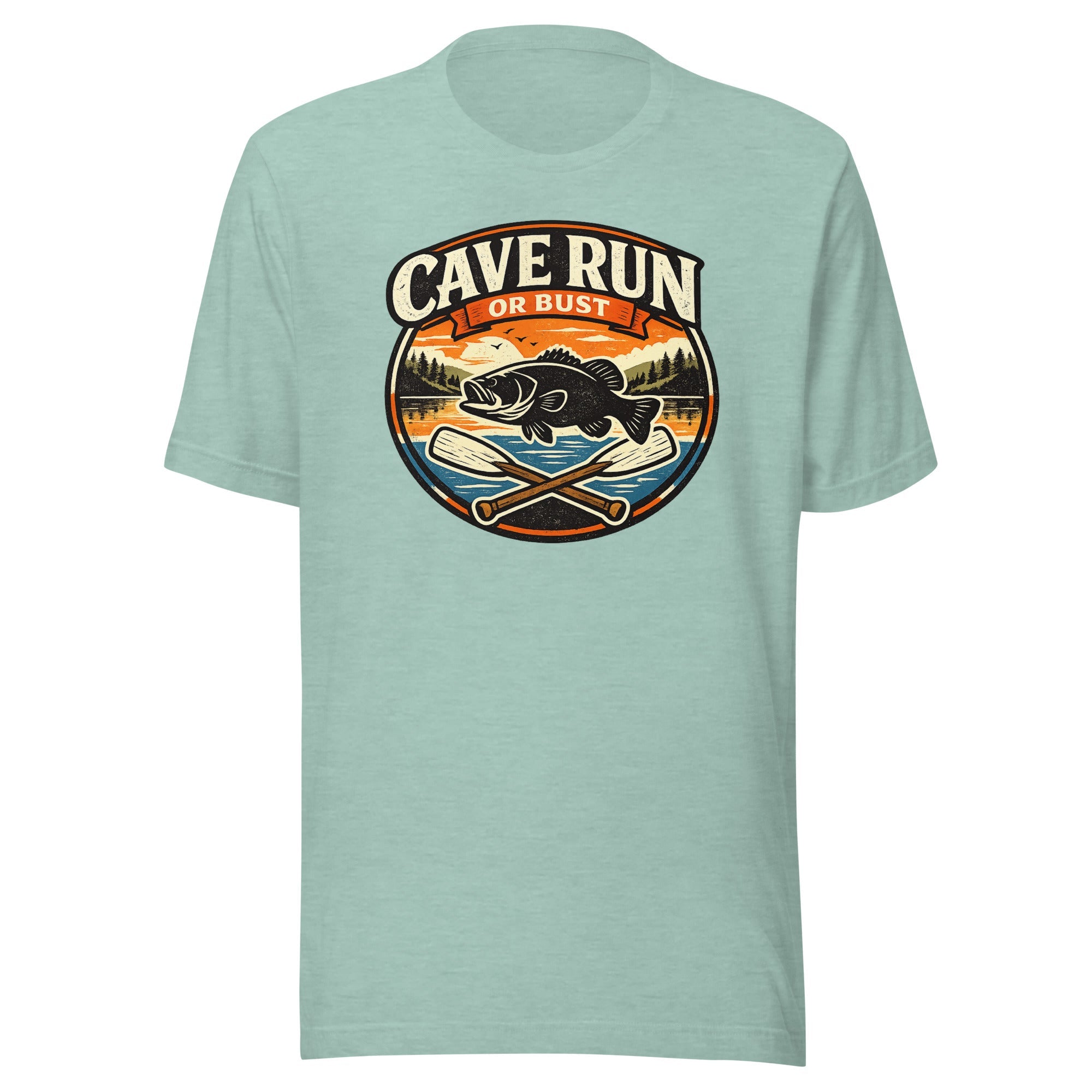 Cave Run Lake Shirt | Vintage Road Trip Badge Design | Classic - Bluegrass Elite Apparel LLC