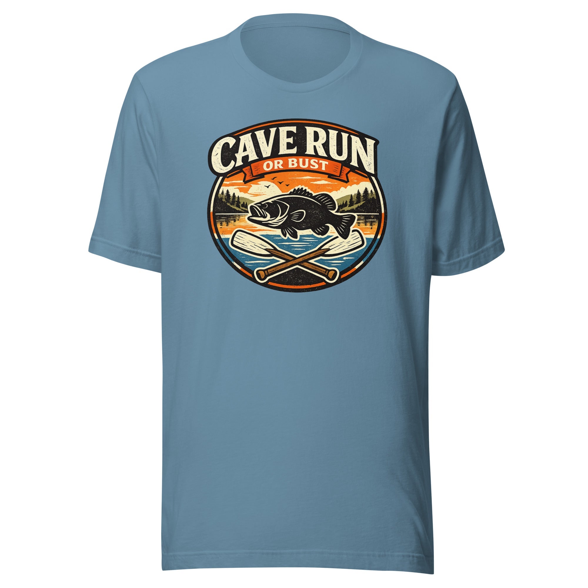 Cave Run Lake Shirt | Vintage Road Trip Badge Design | Classic - Bluegrass Elite Apparel LLC