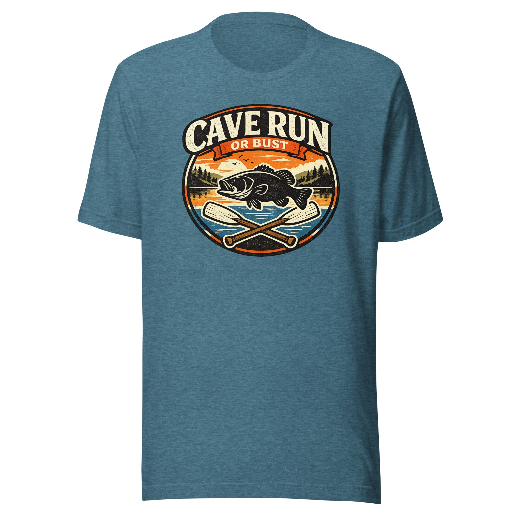 Cave Run Lake Shirt | Vintage Road Trip Badge Design | Classic - Bluegrass Elite Apparel LLC