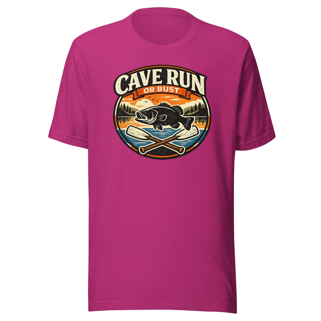 Cave Run Lake Shirt | Vintage Road Trip Badge Design | Classic - Bluegrass Elite Apparel LLC