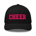 Cheer Script Trucker Hat | Minimal Spirit Design | Snapback Cap - Bluegrass Elite Apparel LLC