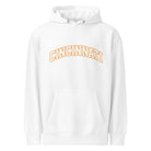 Cincinnati Arch Text Premium Mid - Weight Hoodie | Everyday Street Comfort - Bluegrass Elite Apparel LLC