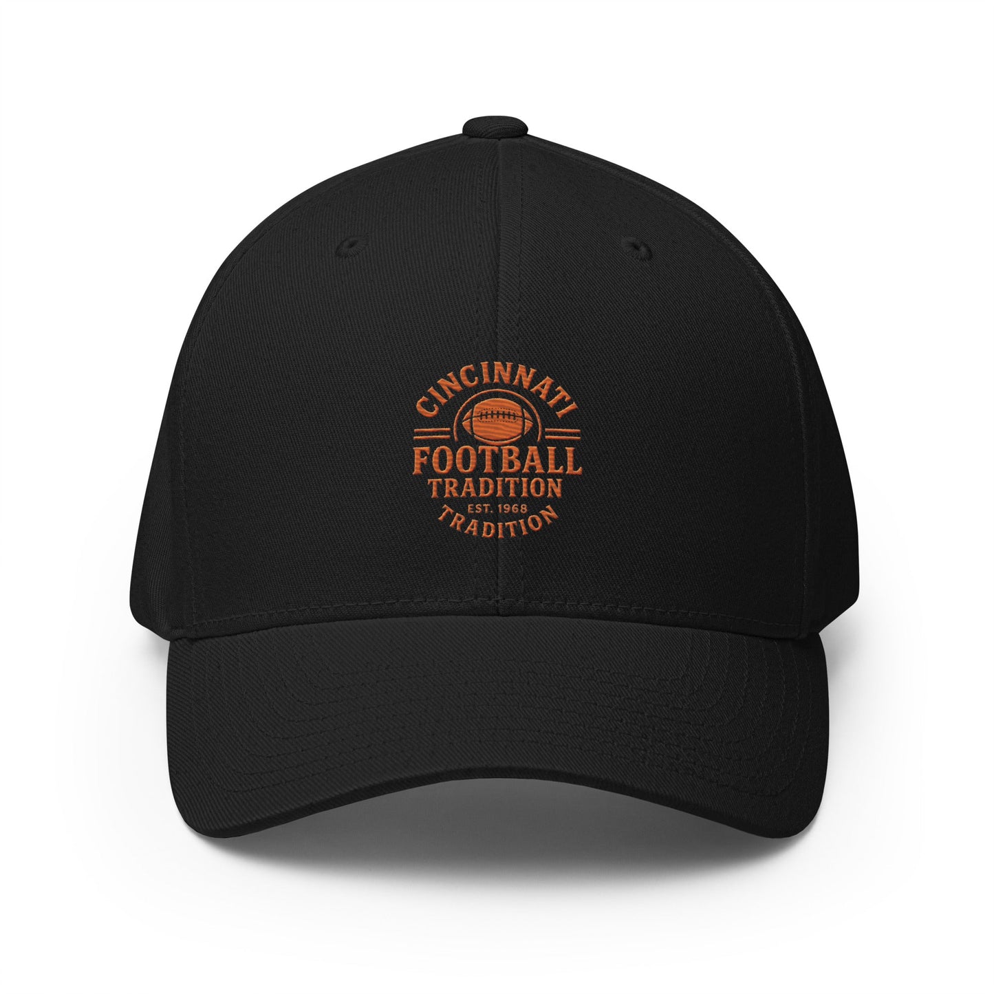 Cincinnati Football Hat | Tradition Structured Twill Cap - Bluegrass Elite Apparel LLC