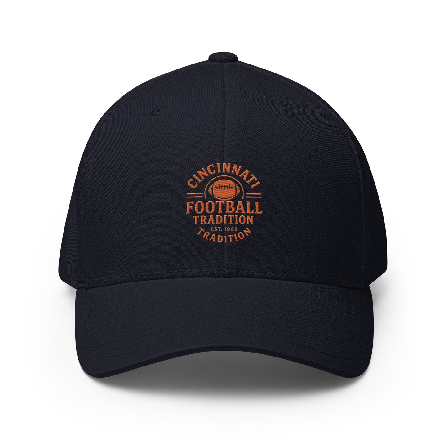 Cincinnati Football Hat | Tradition Structured Twill Cap - Bluegrass Elite Apparel LLC