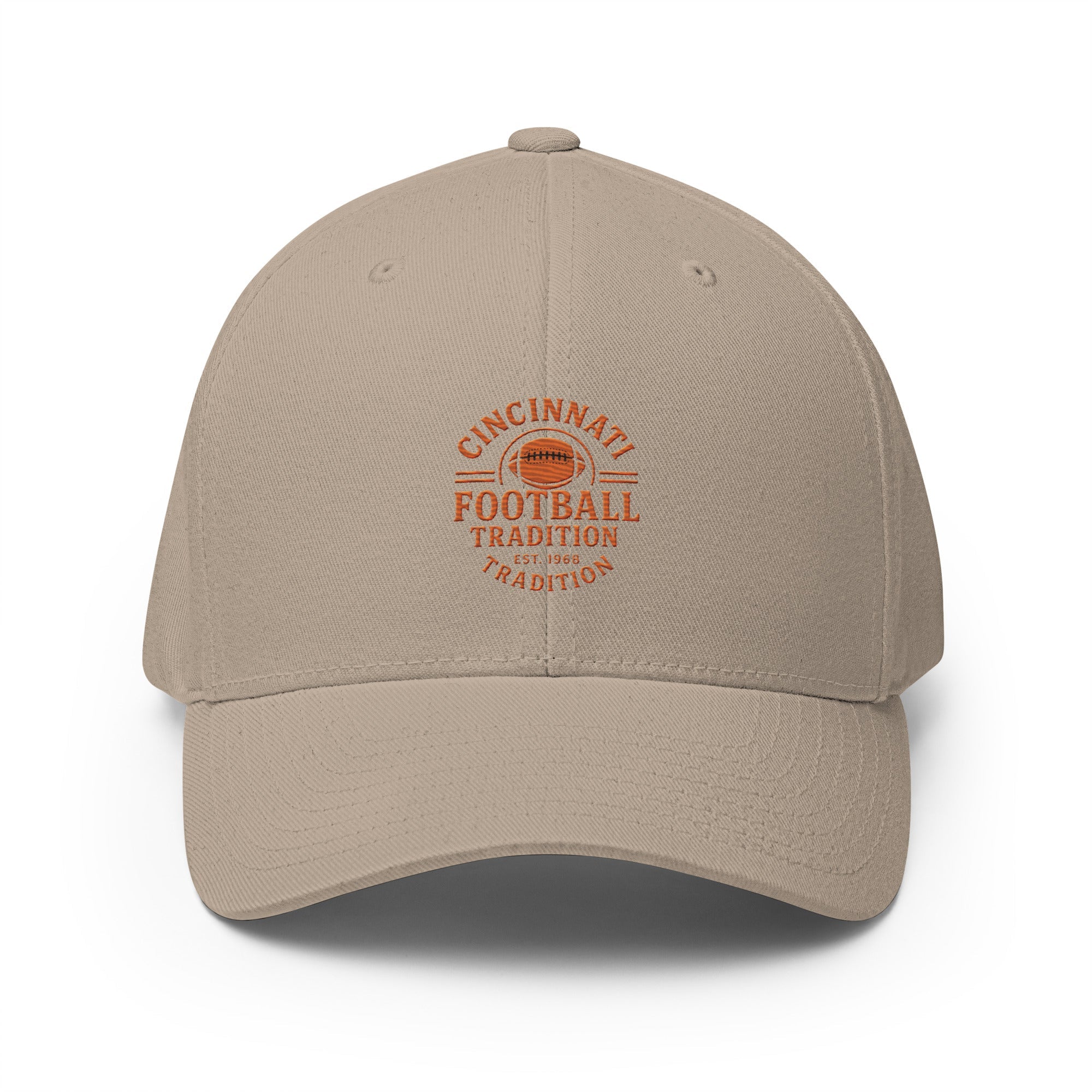 Cincinnati Football Hat | Tradition Structured Twill Cap - Bluegrass Elite Apparel LLC