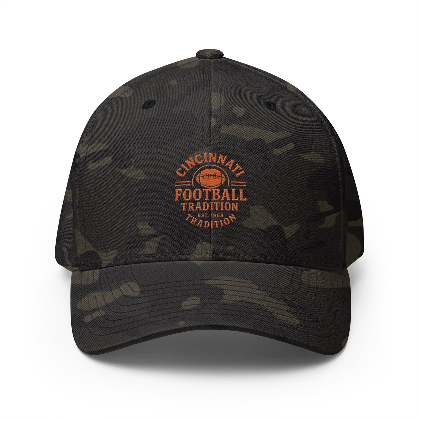 Cincinnati Football Hat | Tradition Structured Twill Cap - Bluegrass Elite Apparel LLC