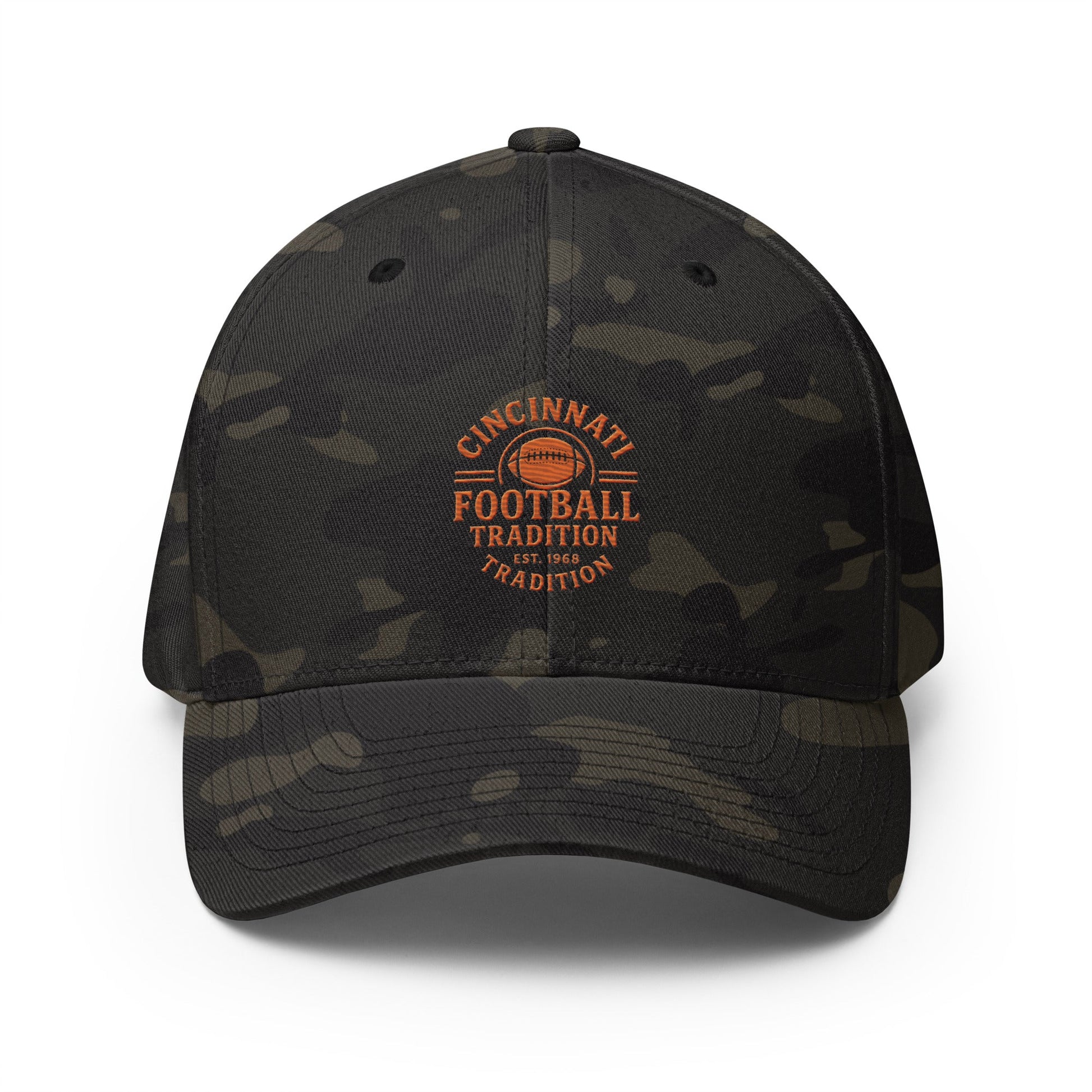 Cincinnati Football Hat | Tradition Structured Twill Cap - Bluegrass Elite Apparel LLC