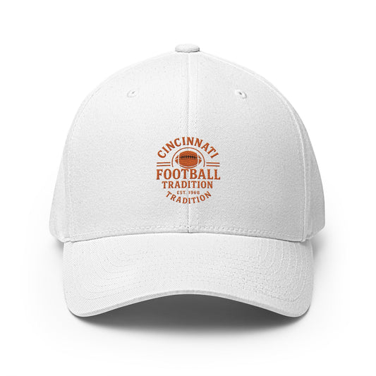 Cincinnati Football Hat | Tradition Structured Twill Cap - Bluegrass Elite Apparel LLC