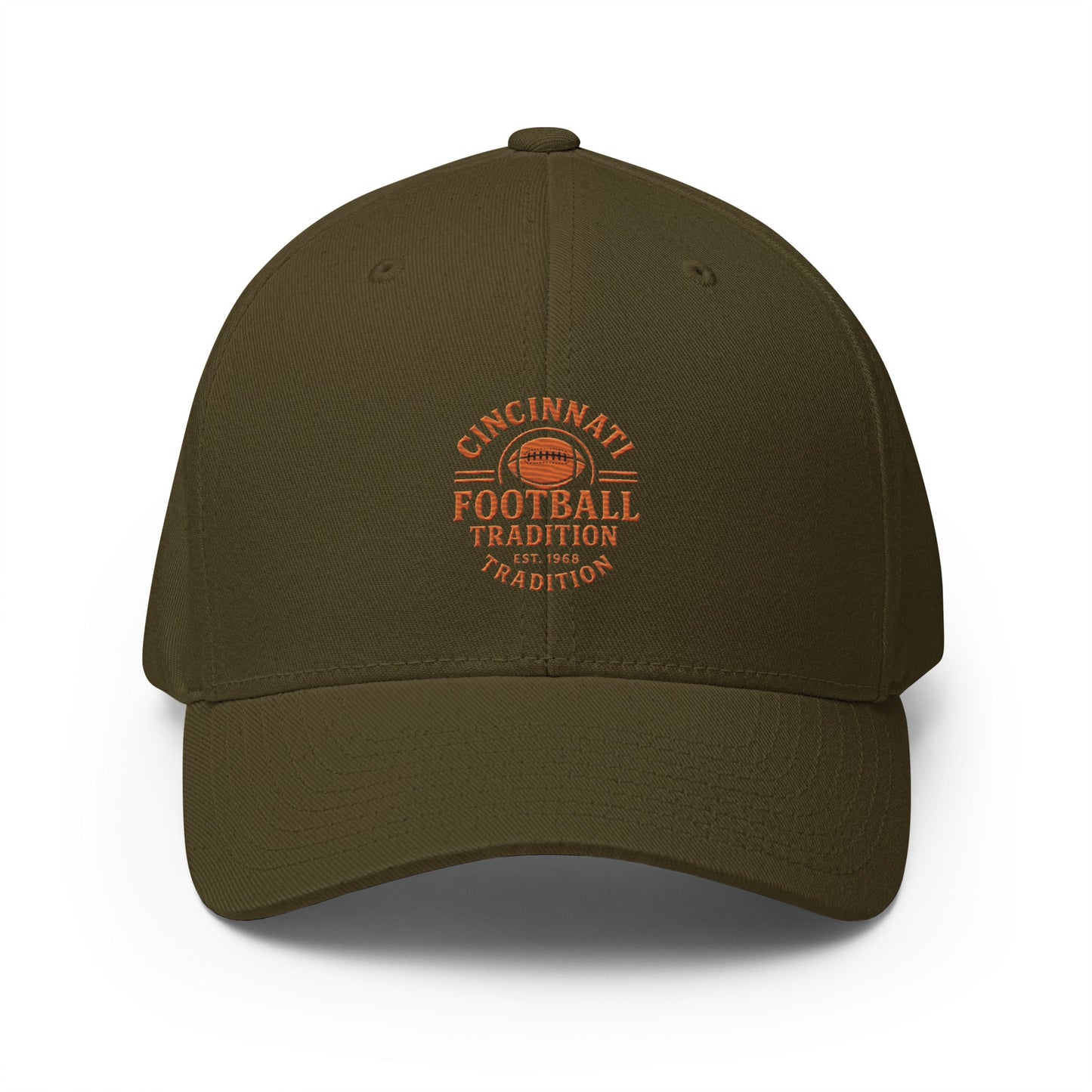 Cincinnati Football Hat | Tradition Structured Twill Cap - Bluegrass Elite Apparel LLC