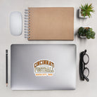 Cincinnati Football Queen City Sticker — Vinyl, Durable, Bubble - Free - Bluegrass Elite Apparel LLC