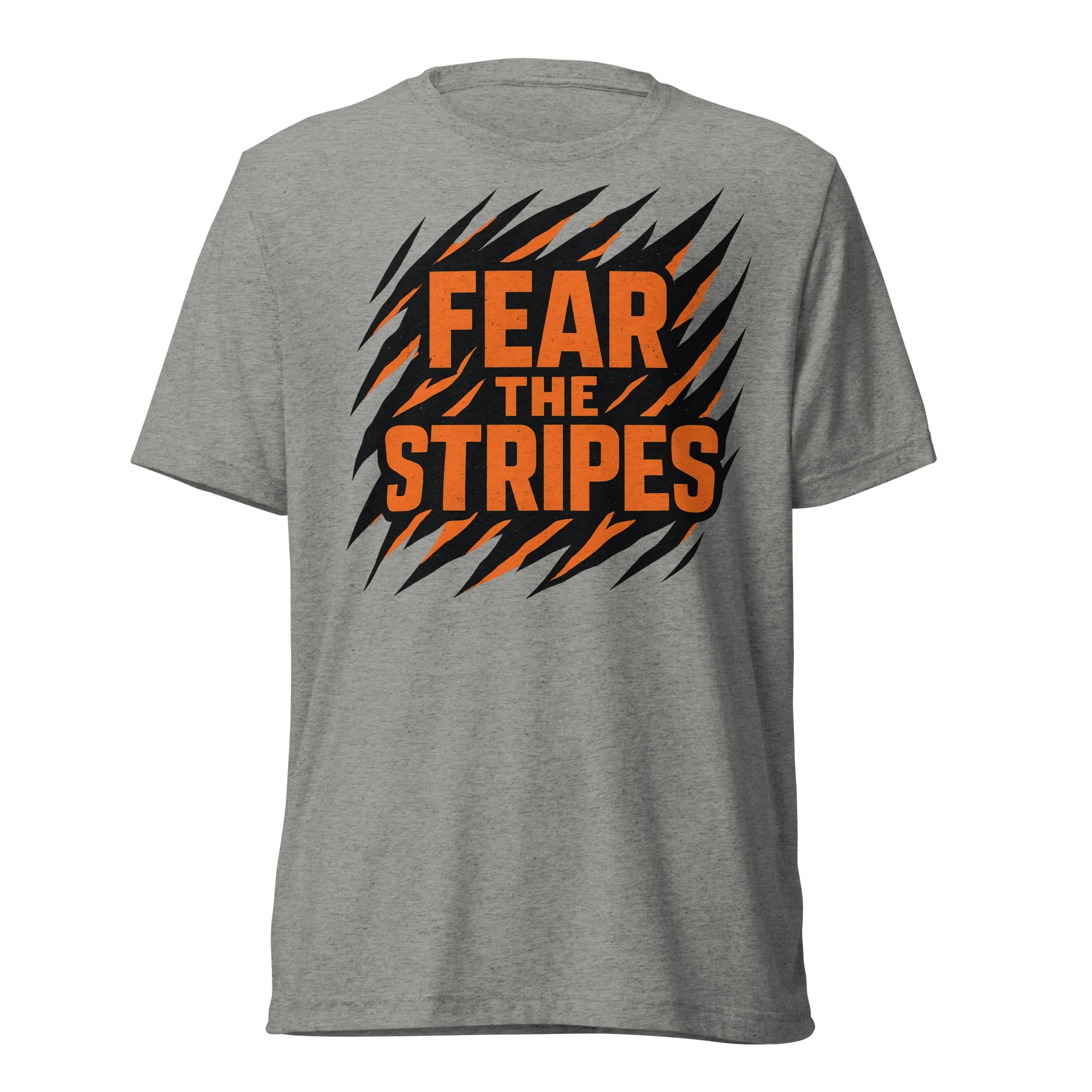 Cincinnati Football Shirt | Fear The Stripes Design | Elite Tri - Blend - Bluegrass Elite Apparel LLC