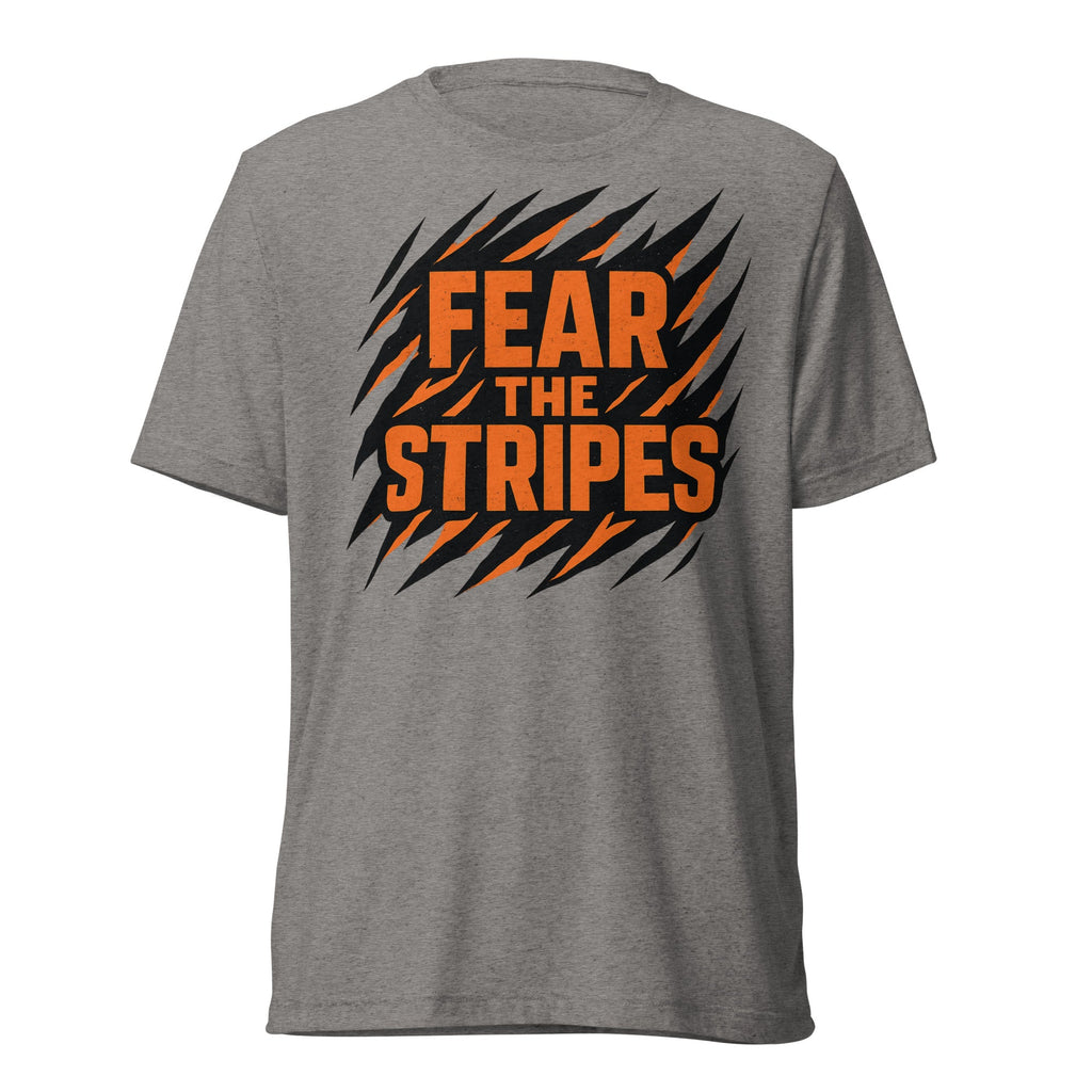 Cincinnati Football Shirt | Fear The Stripes Design | Elite Tri - Blend - Bluegrass Elite Apparel LLC